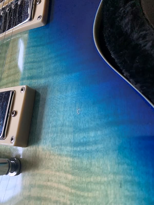 Epiphone Les Paul Standard in Blue Burst 2008 - Image 7