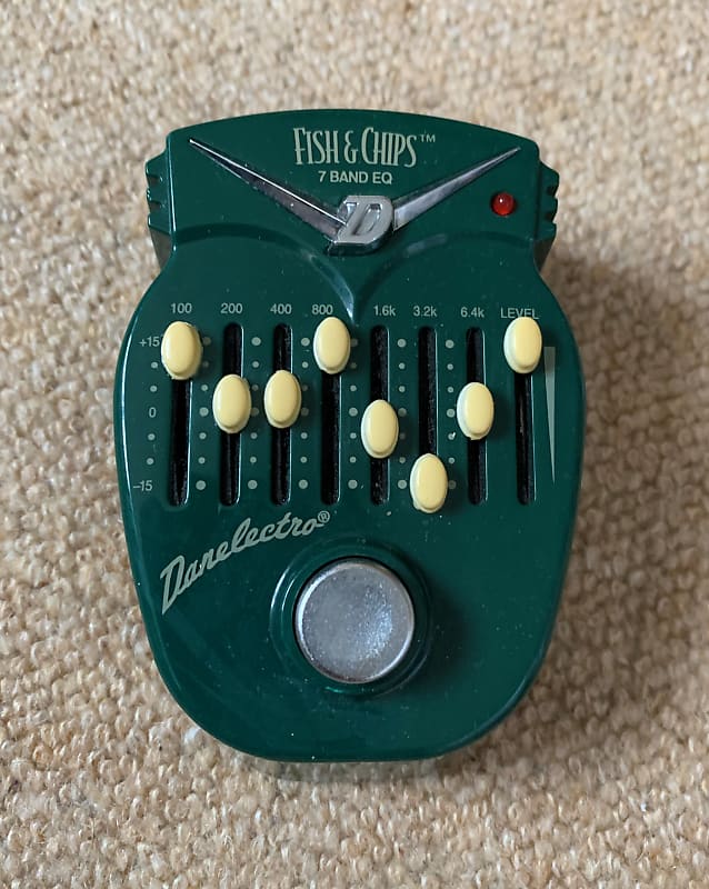 Danelectro Fish and Chips 7-Band EQ Guitar Effects Pedal