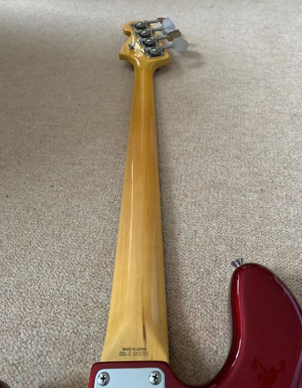 Fender  Jazz Bass Made in Japan  1984-7. Candy Apple Red - Image 10
