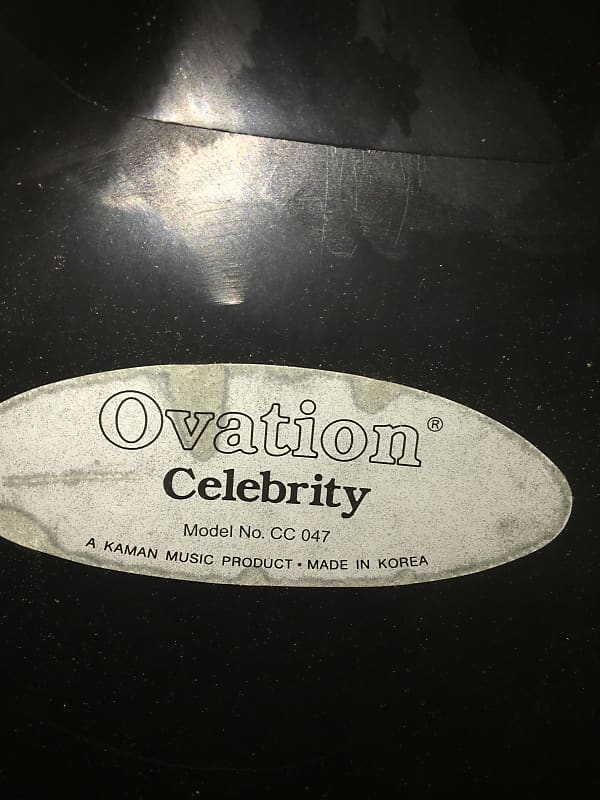 Ovation Celebrity CC047 Left Handed 1990s Sun burst - Image 3