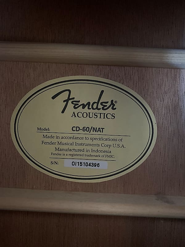 Fender CD-60 Dreadnought Natural - Image 17