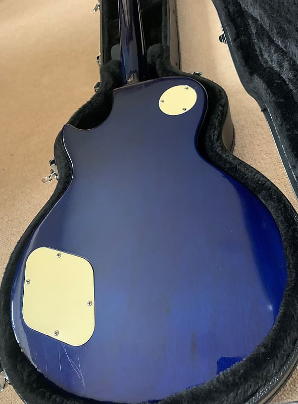 Epiphone Les Paul Standard in Blue Burst 2008 - Image 11