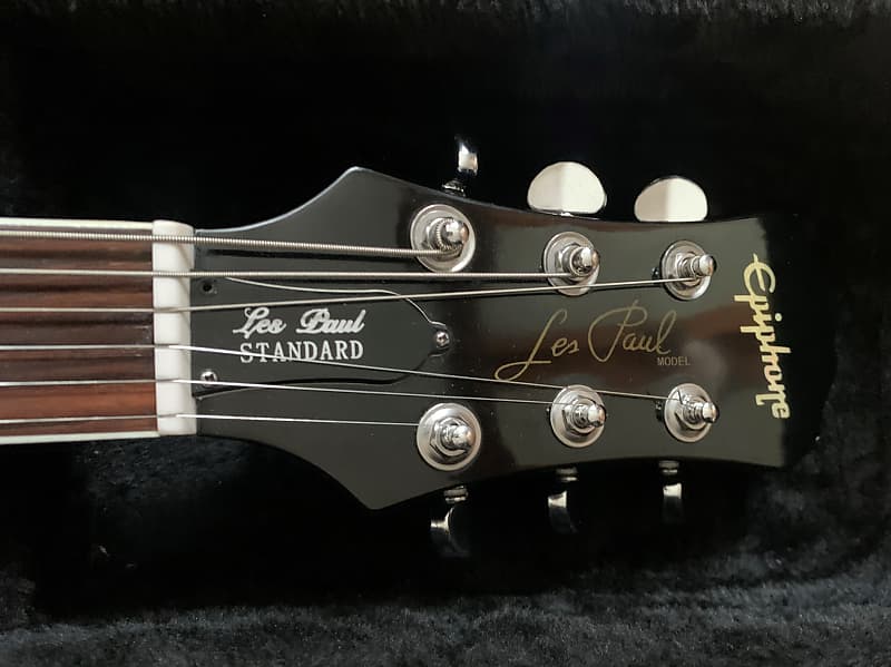 Epiphone Les Paul Standard in Blue Burst 2008 - Image 5