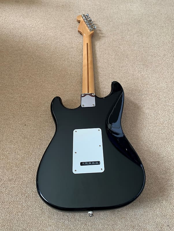 Fender Stratocaster Electric Guitar Made In Mexico 1995/1996 Black - Image 6
