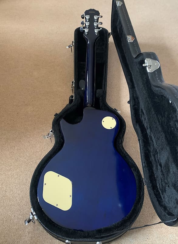 Epiphone Les Paul Standard in Blue Burst 2008 - Image 10