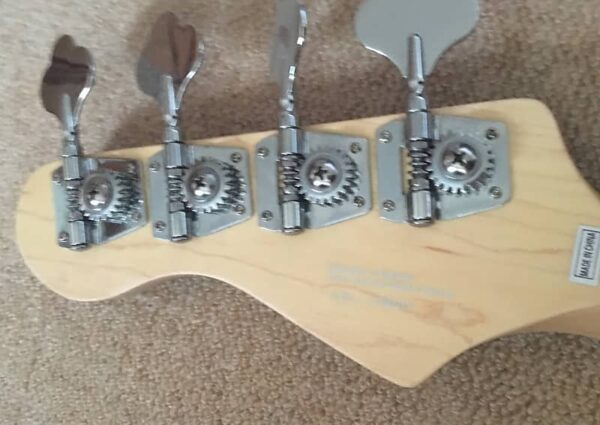 Hutchins  Thunderbolt bass guitar First Edition in Metalic Blue - Image 8