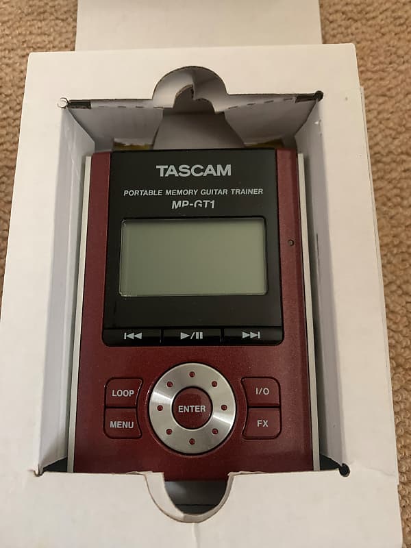 Tascam MP-GT1 Portable Memory Guitar Trainer, Red - Rock Stock Stores