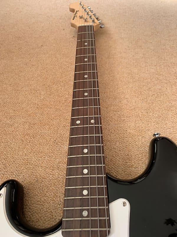 Harley Benton St 20 Bk Standard Series Harley Benton ST-20 BK Standard Series Left Handed in Black - Rock