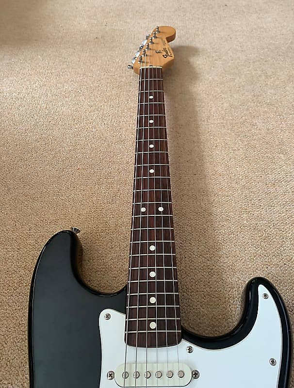 Fender Stratocaster Electric Guitar Made In Mexico 1995/1996 Black - Image 13