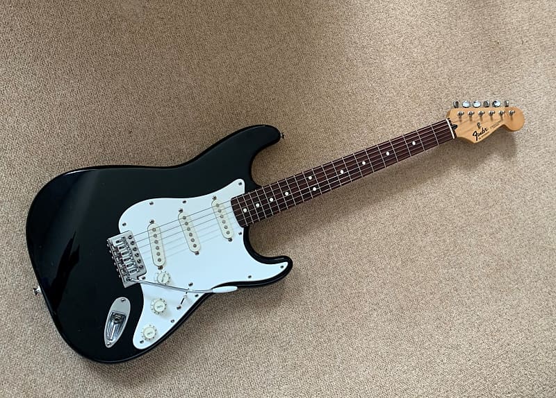 Fender Stratocaster Electric Guitar Made In Mexico 1995/1996 Black