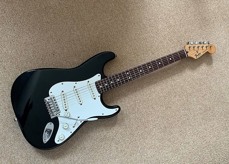 Fender Stratocaster Electric Guitar Made In Mexico 1995/1996 Black - Image 11