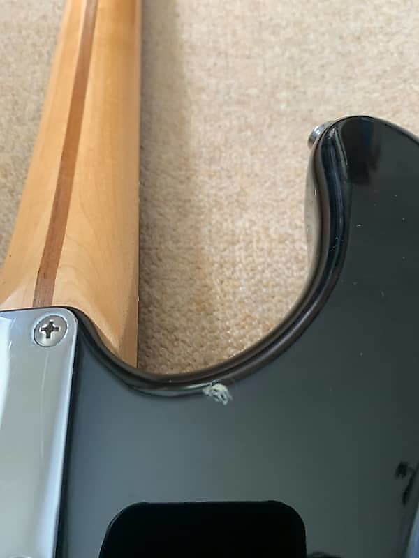 Fender Stratocaster Electric Guitar Made In Mexico 1995/1996 Black - Image 15