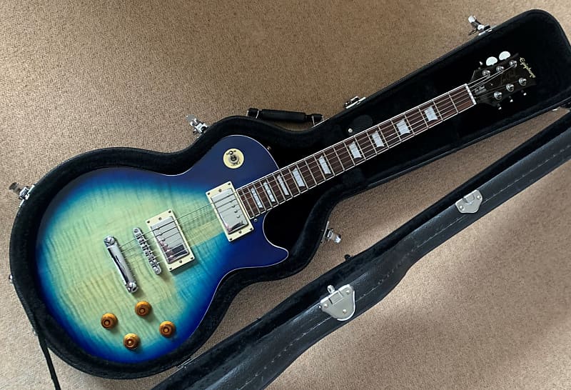 Epiphone Les Paul Standard in Blue Burst 2008