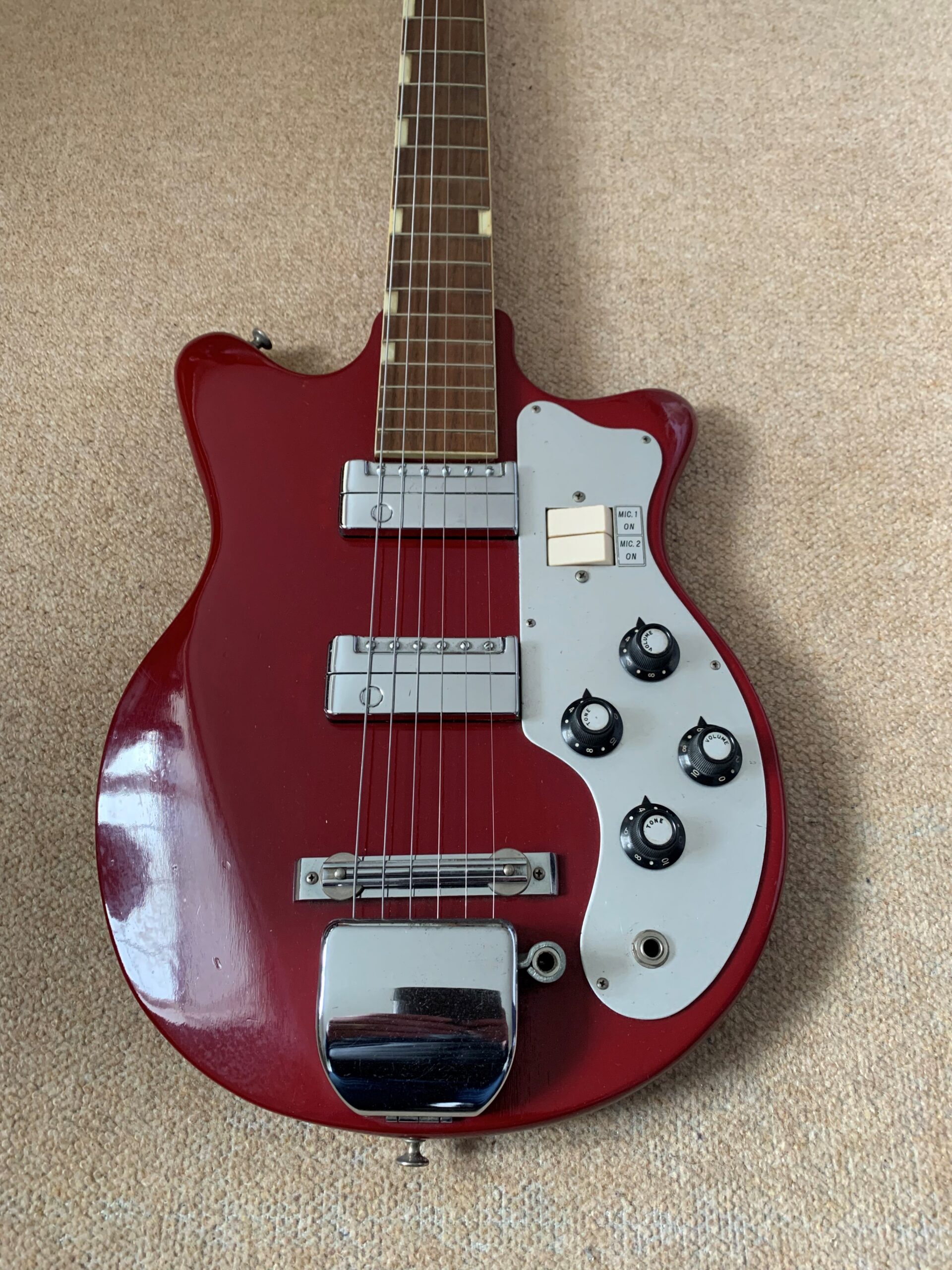 Teisco Starway 1960’s Red made in Japan - Image 2