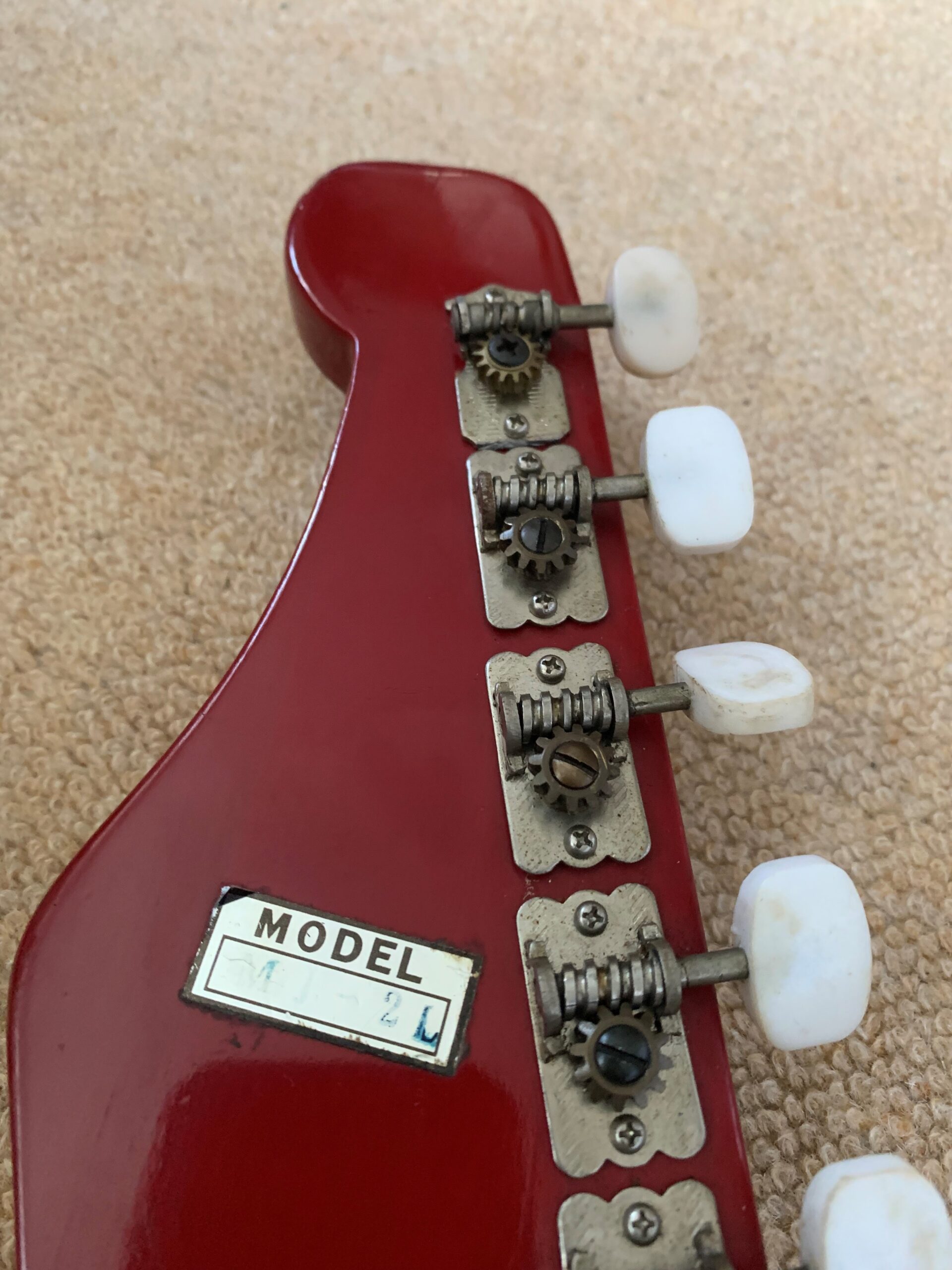 Teisco Starway 1960’s Red made in Japan - Image 12