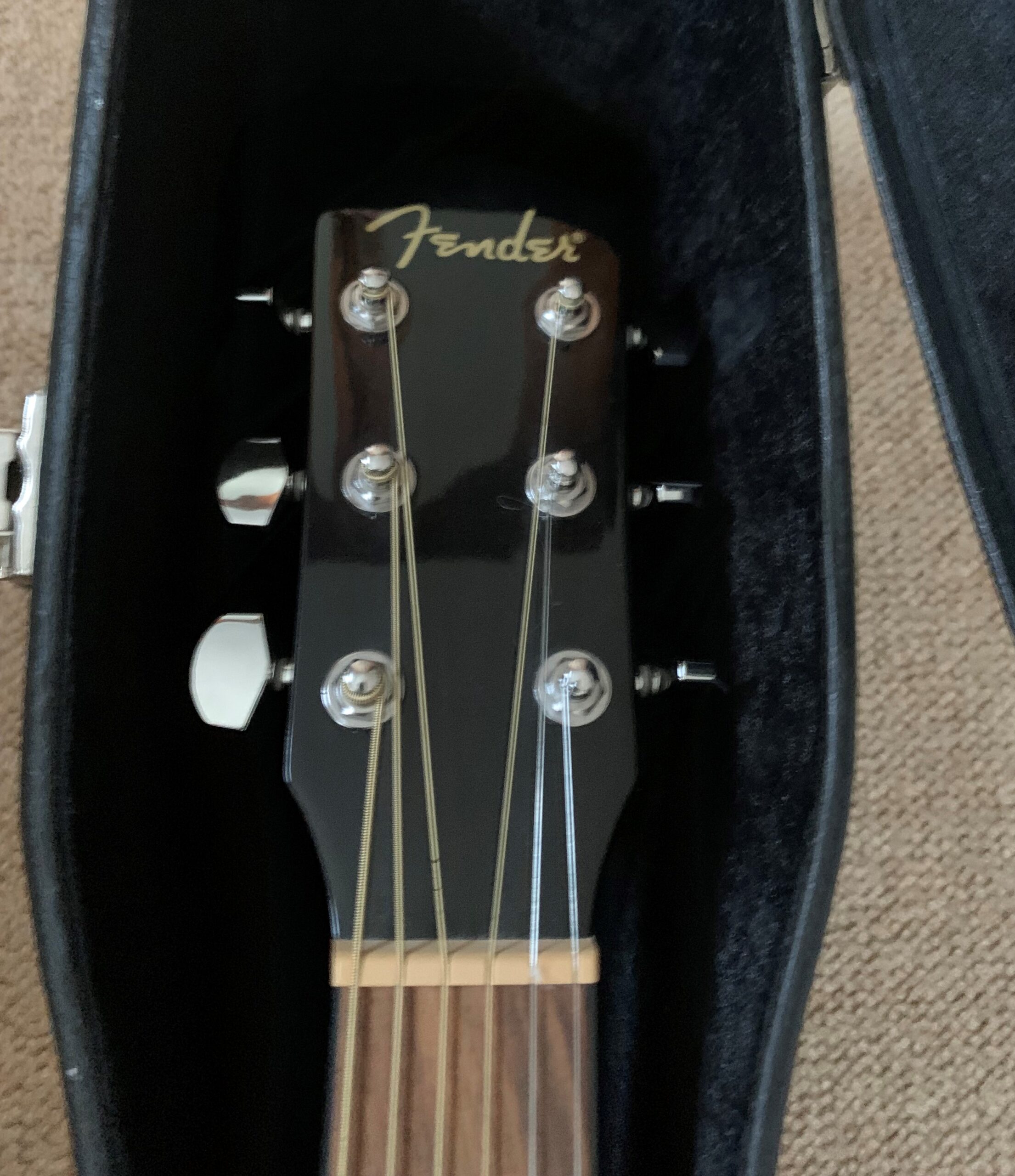 Fender CD-60SCE Dreadnought Electro Acoustic, Black - Image 6
