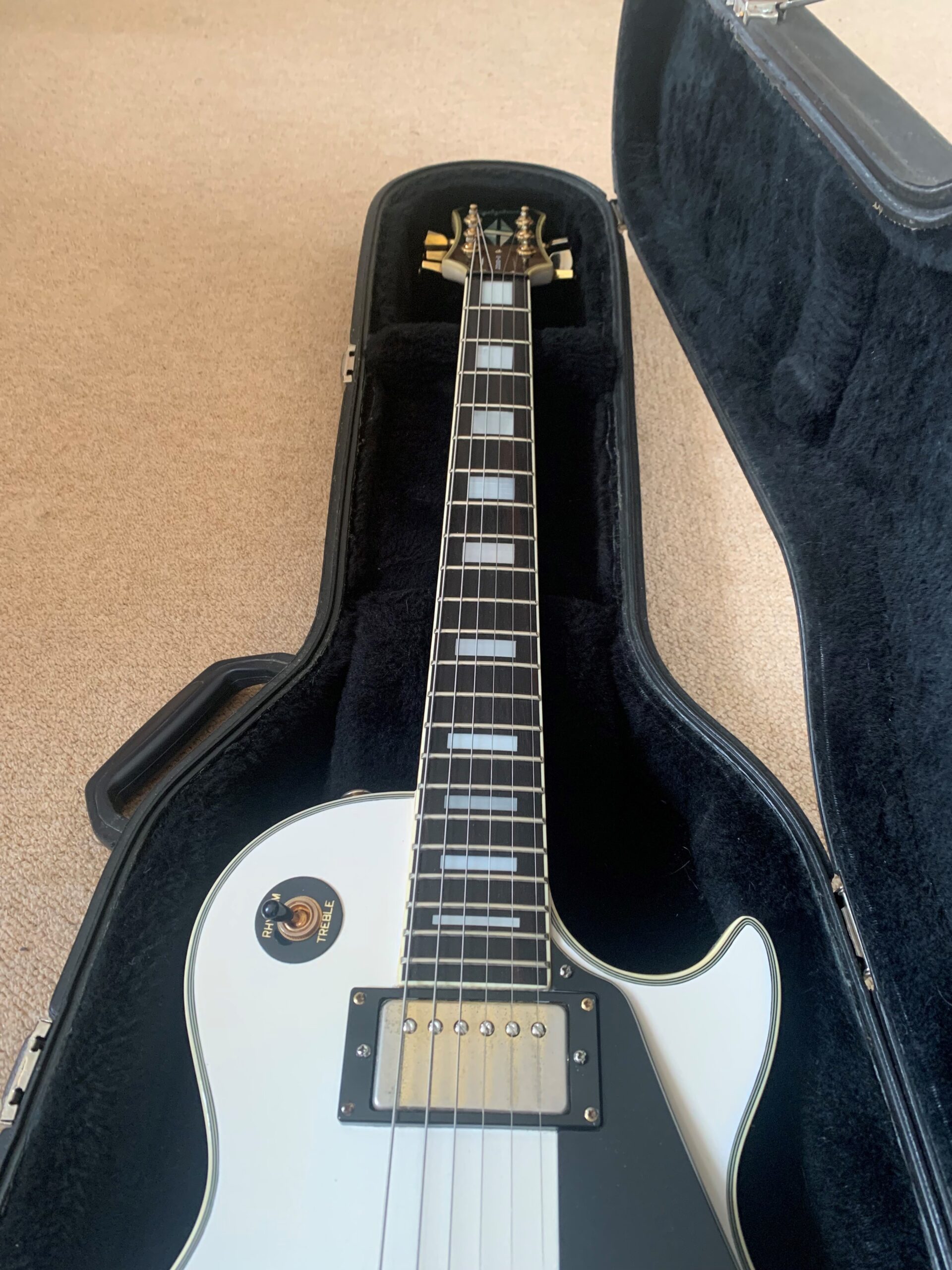 Epiphone Les Paul Custom 1998 (Samick Factory Korea) Alpine White - Image 4