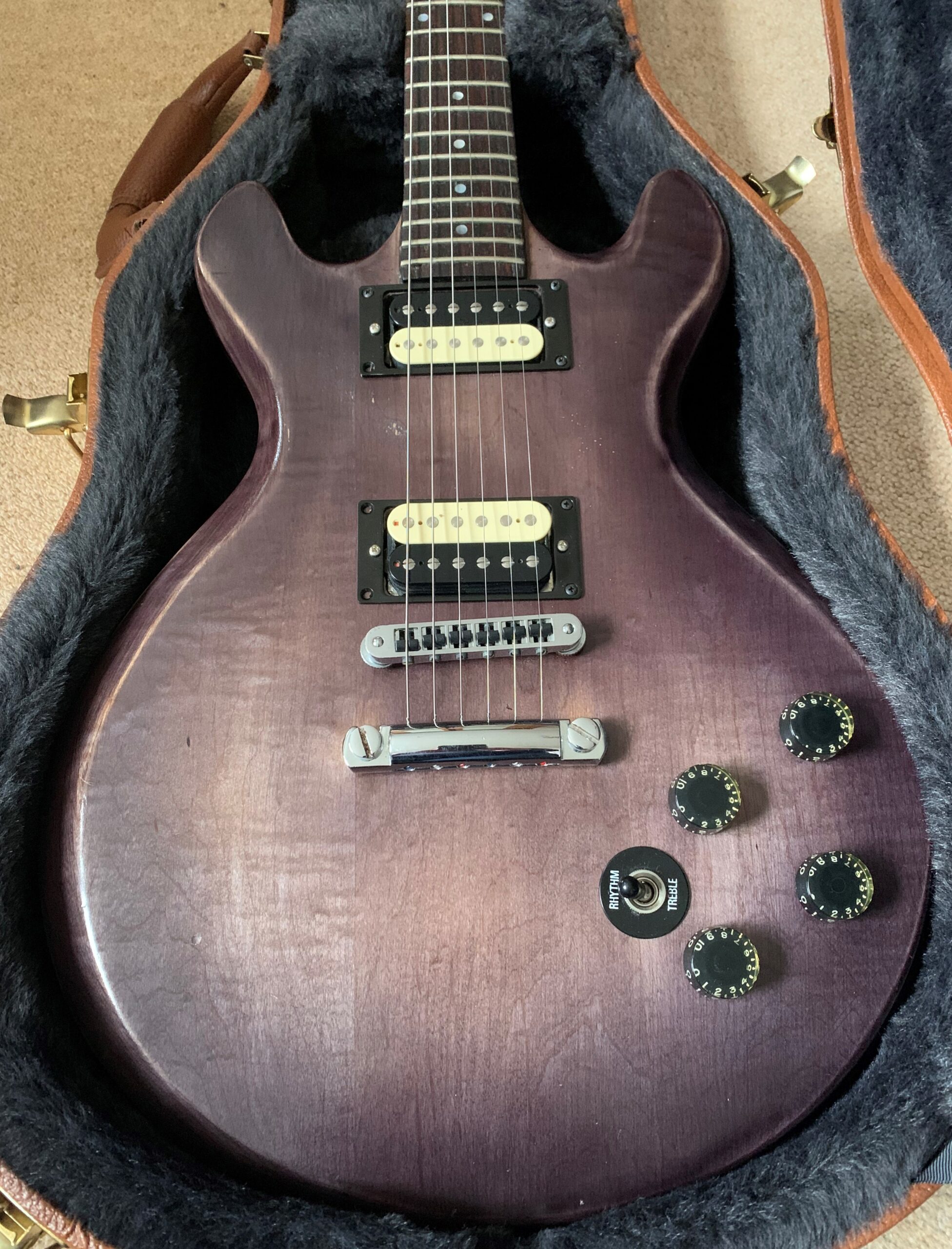 GIBSON Firebrand 335-S SERIES (SOLID BODY) 1981 USA Faded Brown - Image 6