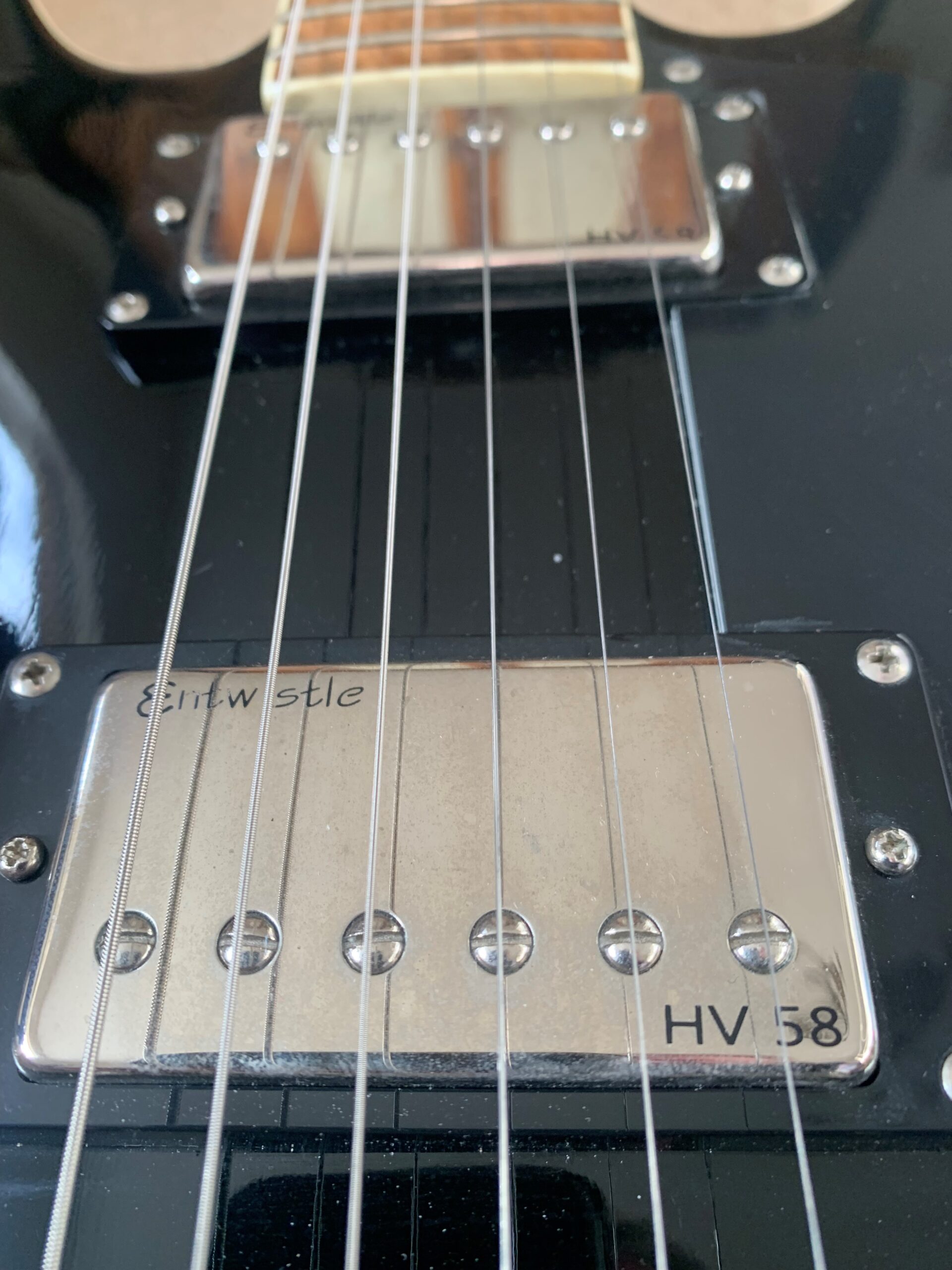 Tanglewood TSB-59 Semi-Hollowbody Black - Image 4
