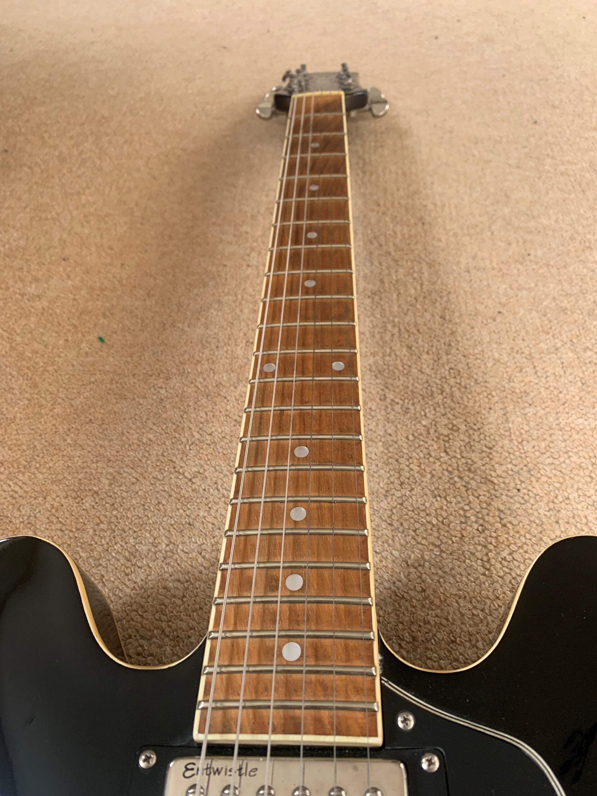 Tanglewood TSB-59 Semi-Hollowbody Black - Image 6
