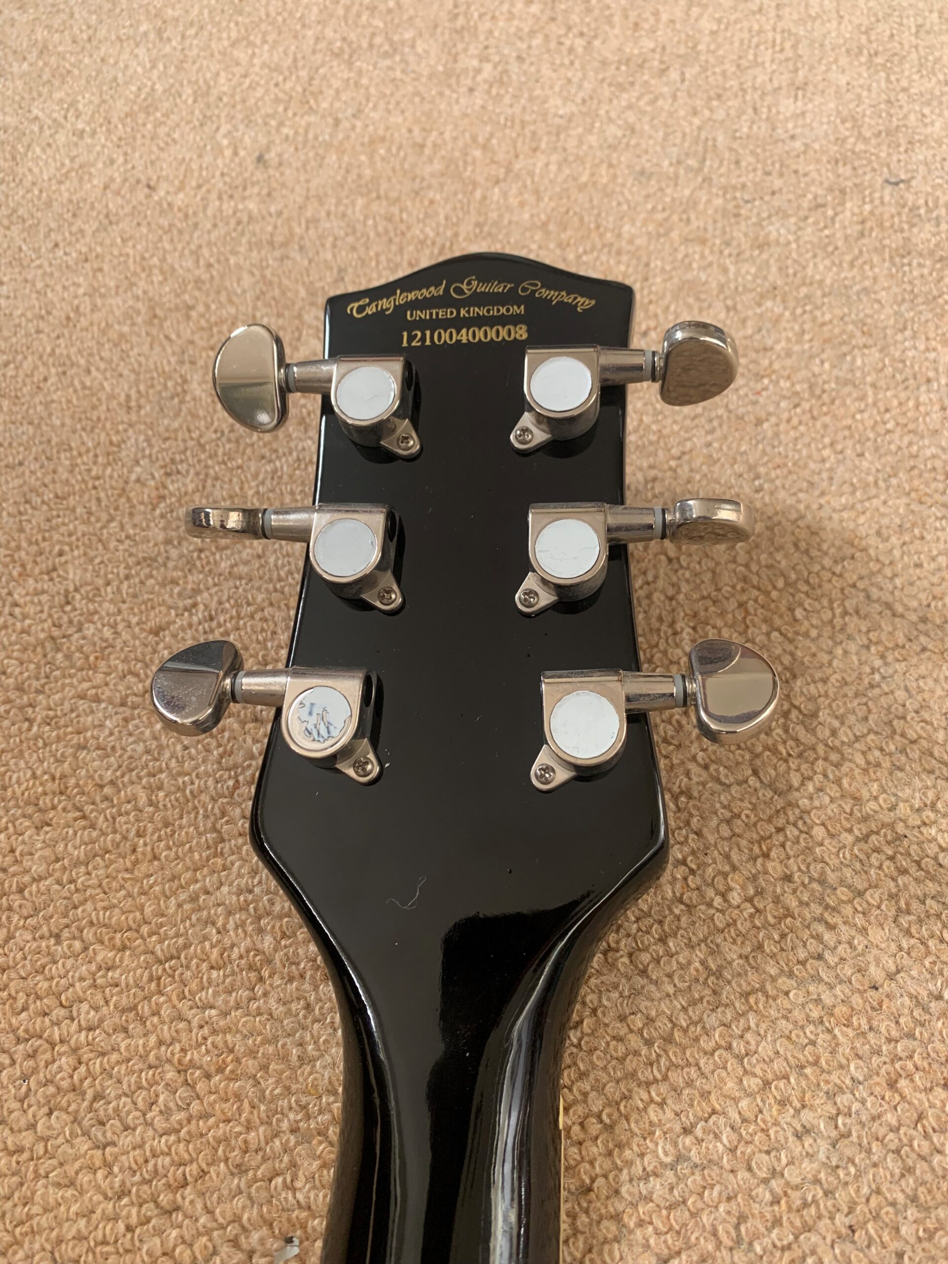Tanglewood TSB-59 Semi-Hollowbody Black - Image 9