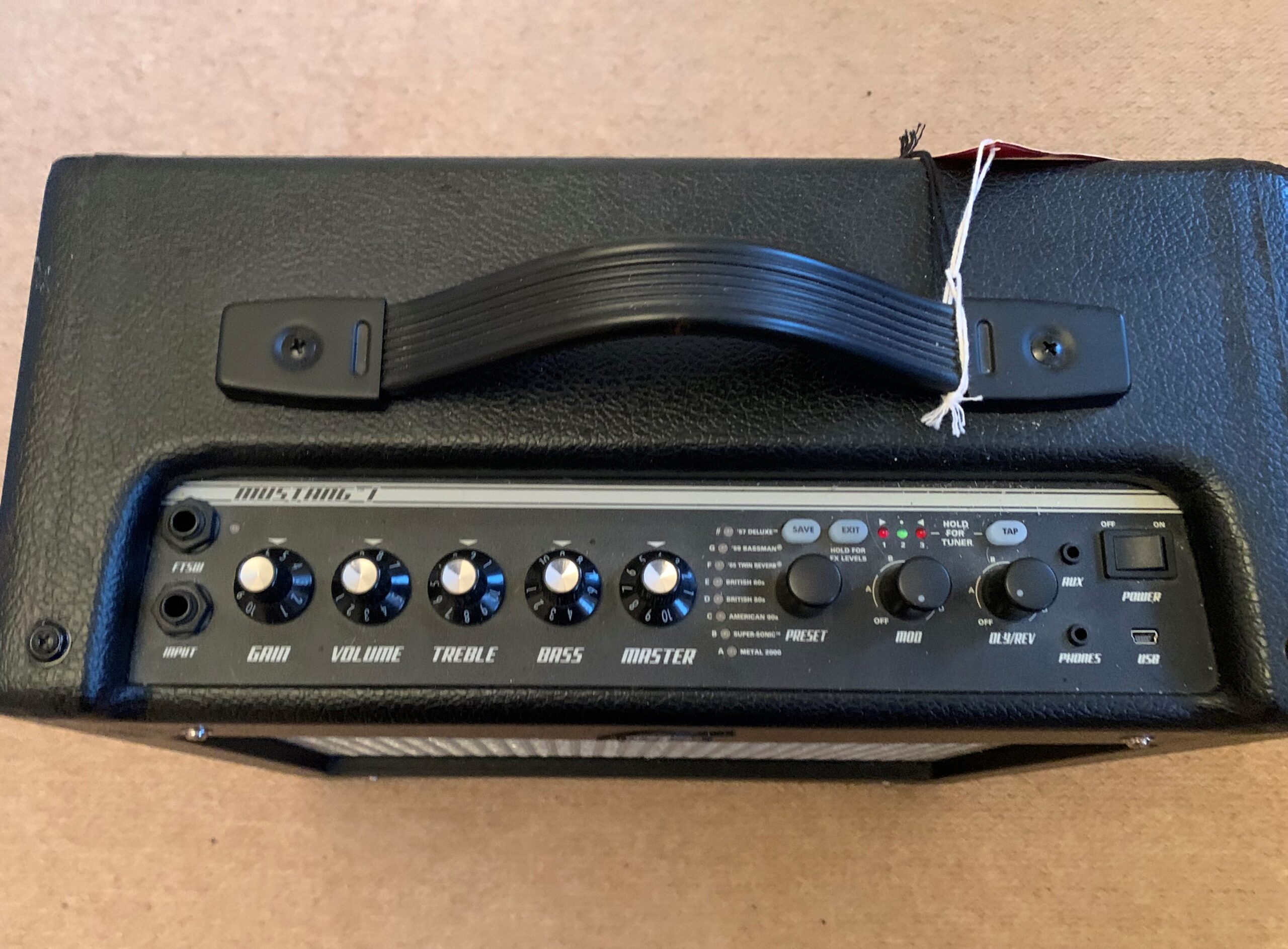 Fender Mustang 1 Modelling Amplifier Rock Stock Stores
