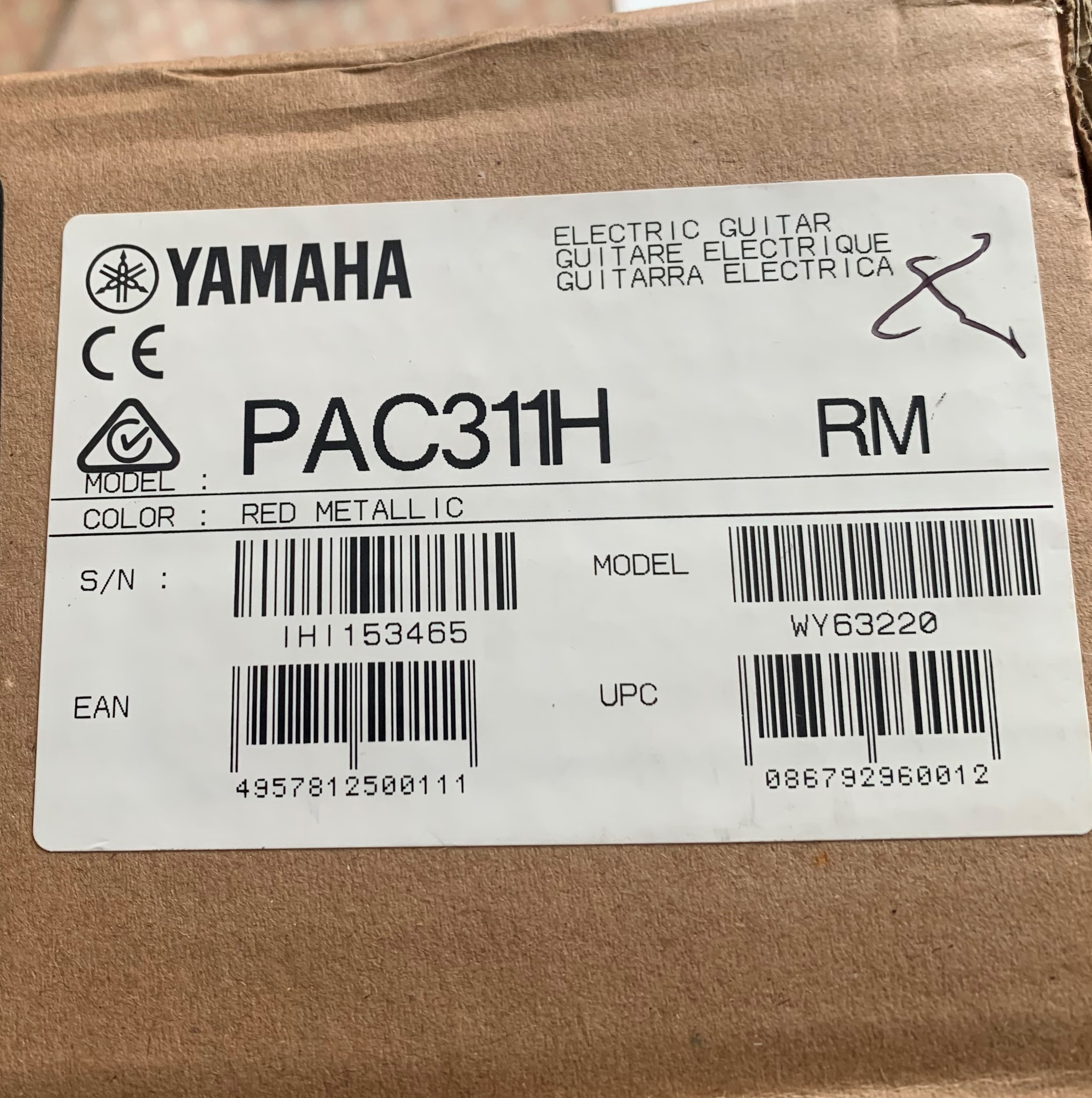 Yamaha Pacifica 311H, Red Metallic - Image 16