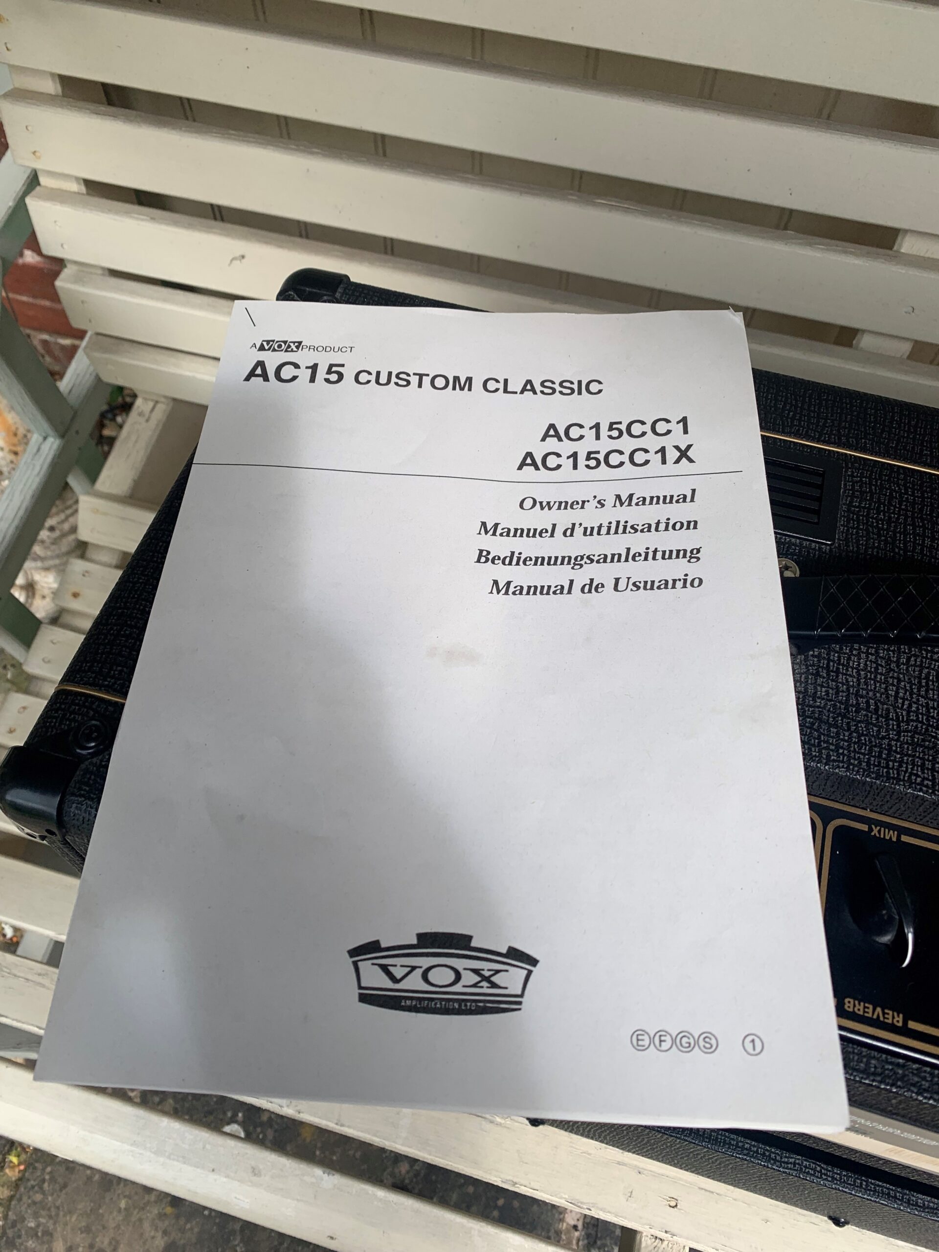 VOX AC15C1 Custom Guitar Valve Combo Amp - Image 5