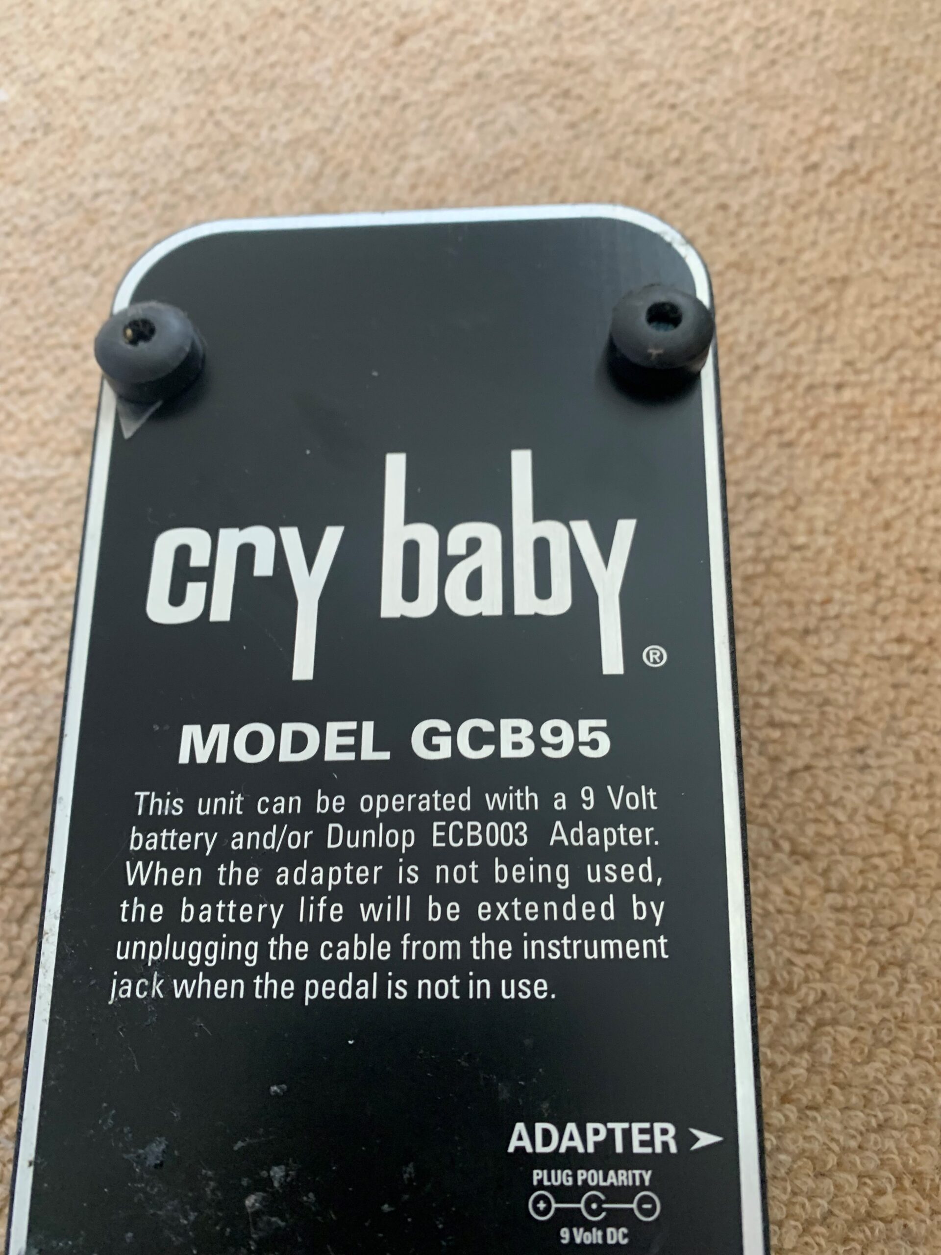 Dunlop GCB95 Cry Baby Original Wah Pedal - Image 3