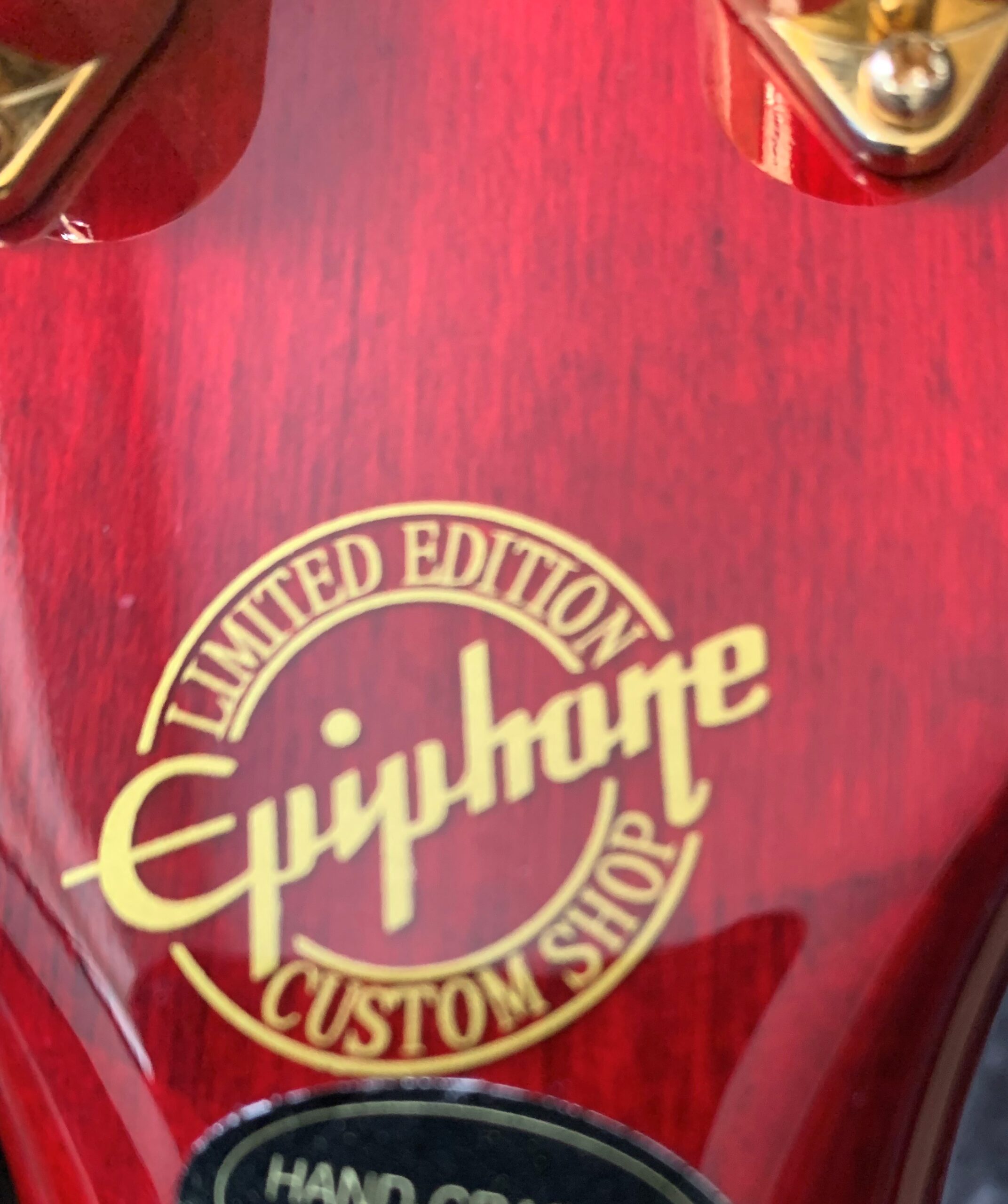 Epiphone Custom Shop Allen Woody Rumblekat Bass, Wine Red - Image 7