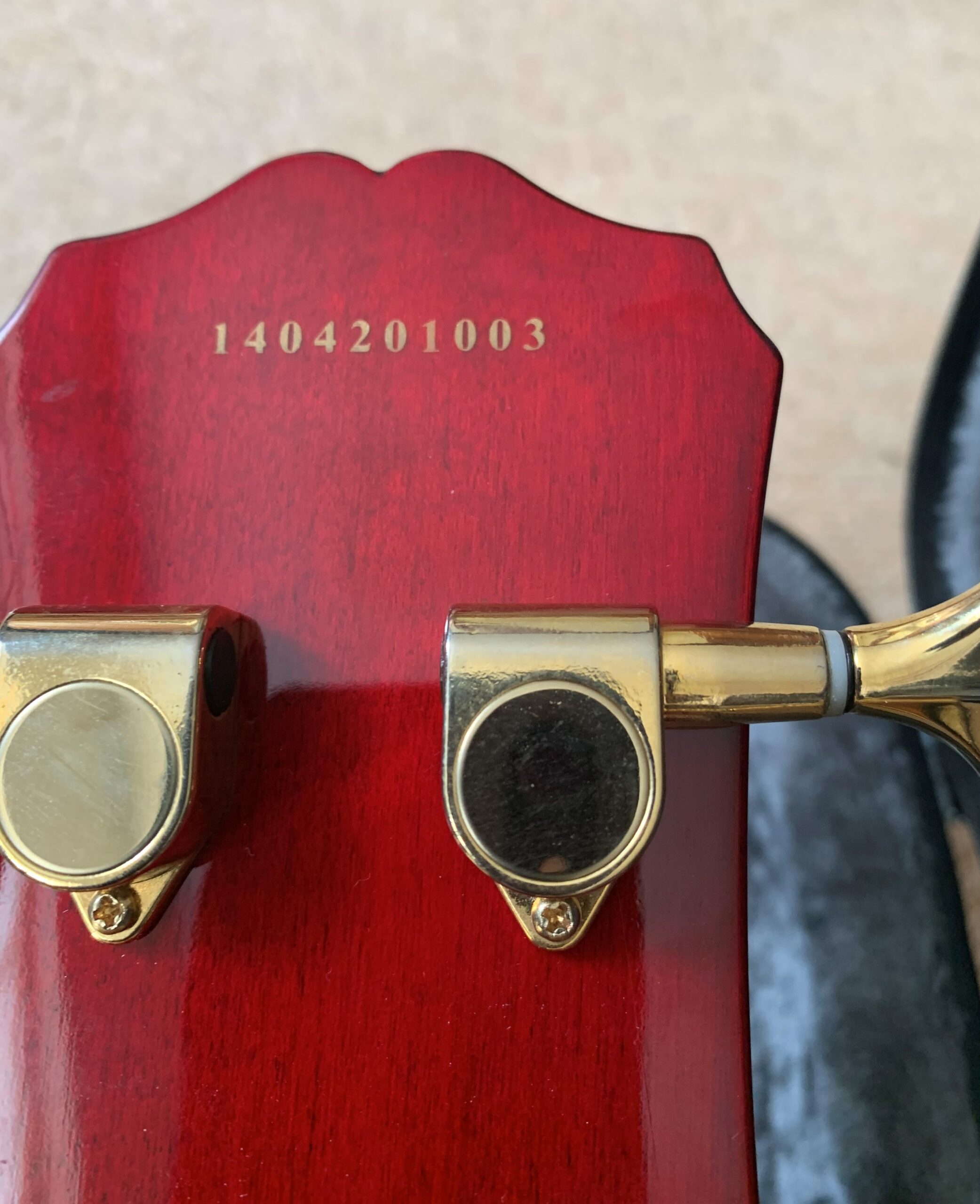 Epiphone Custom Shop Allen Woody Rumblekat Bass, Wine Red - Image 8