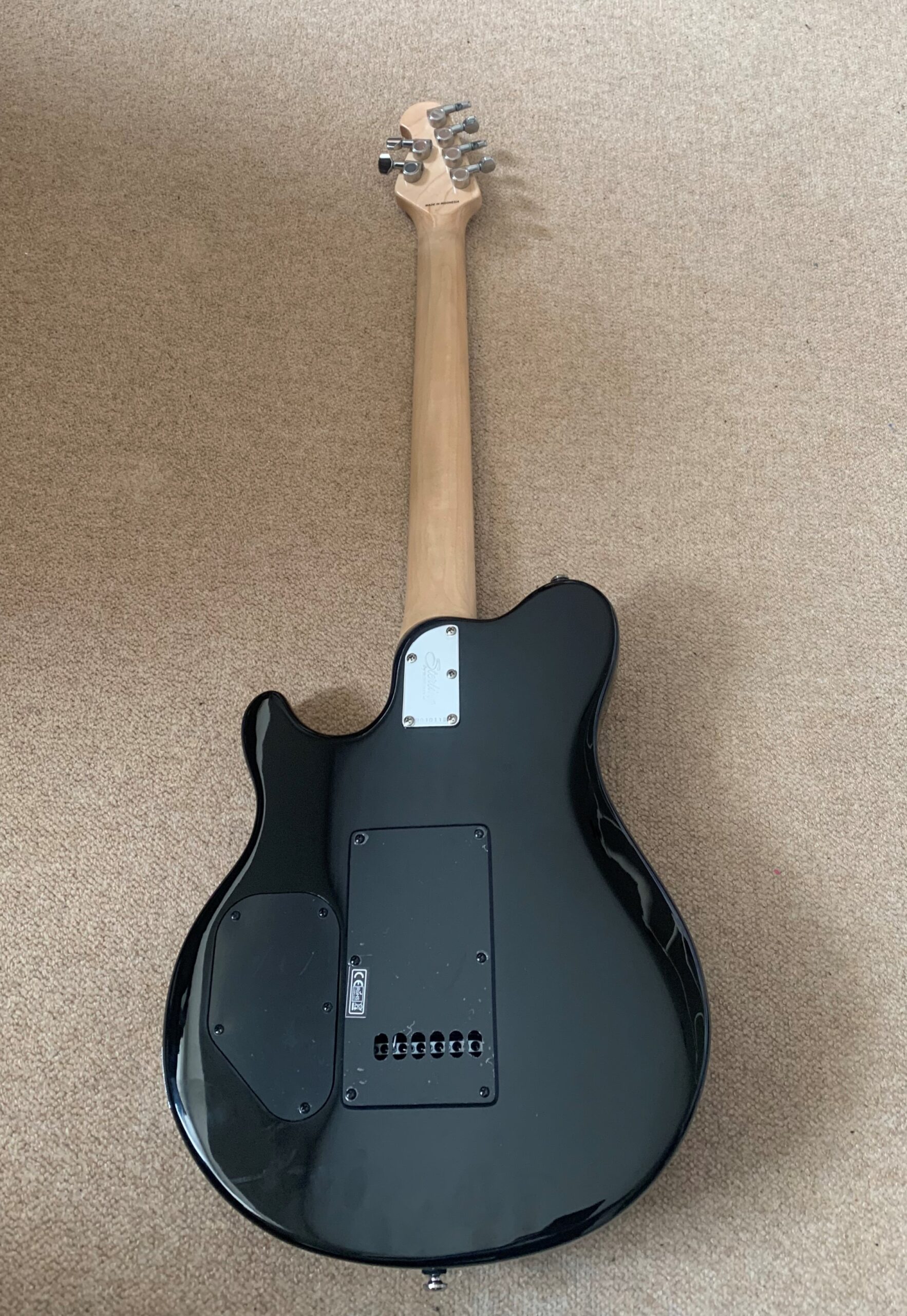 Sterling by Music Man AX3FM Axis Flame Maple Sub, Neptune Blue