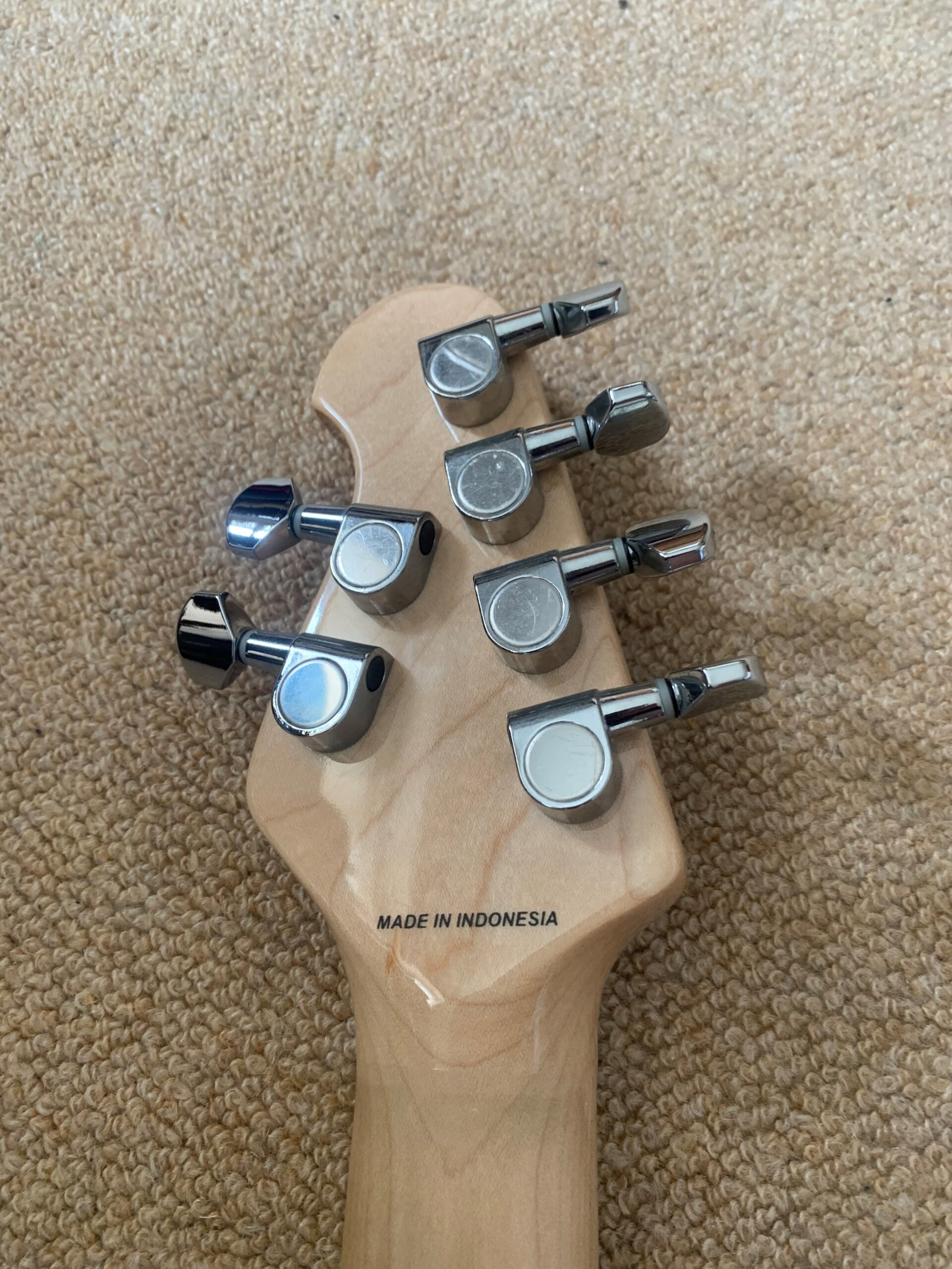 Sterling by Music Man AX3FM Axis Flame Maple Sub, Neptune Blue