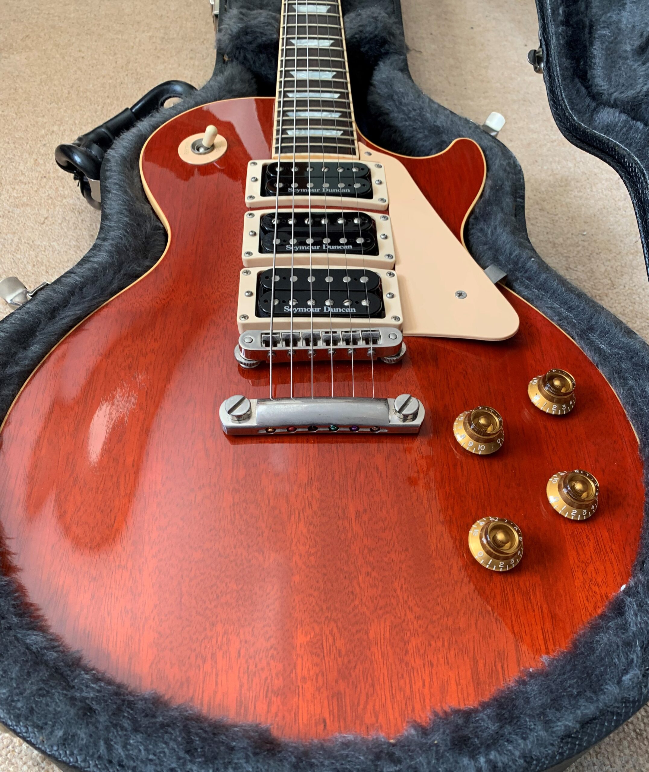 Gibson USA Les Paul Standard 2002 3 Pick-ups Mahogany - Image 2