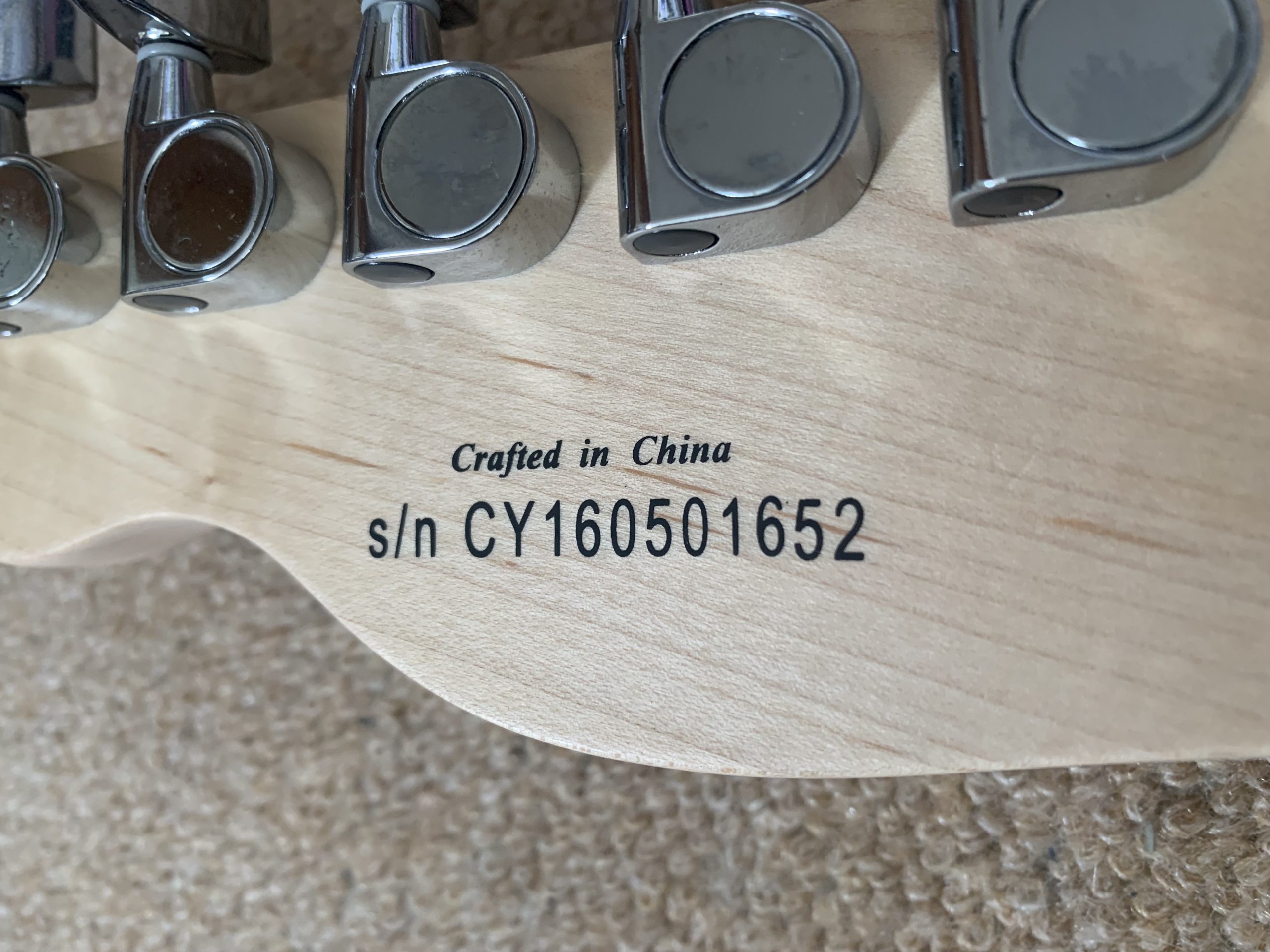 Squier Tele 2001 China in Natural - Image 12