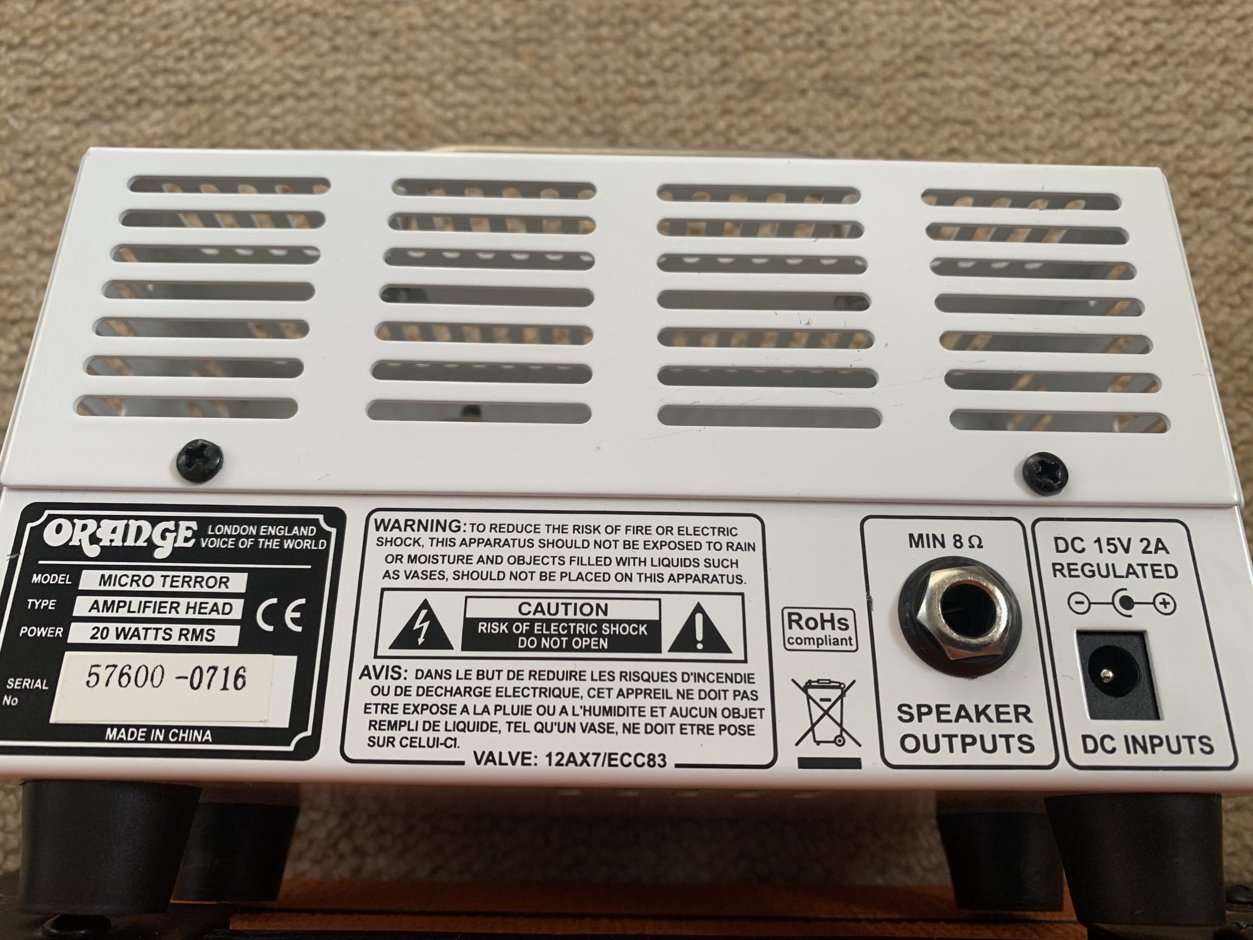Orange Micro Terror Guitar Amplifier Head and Cabinet - Image 6