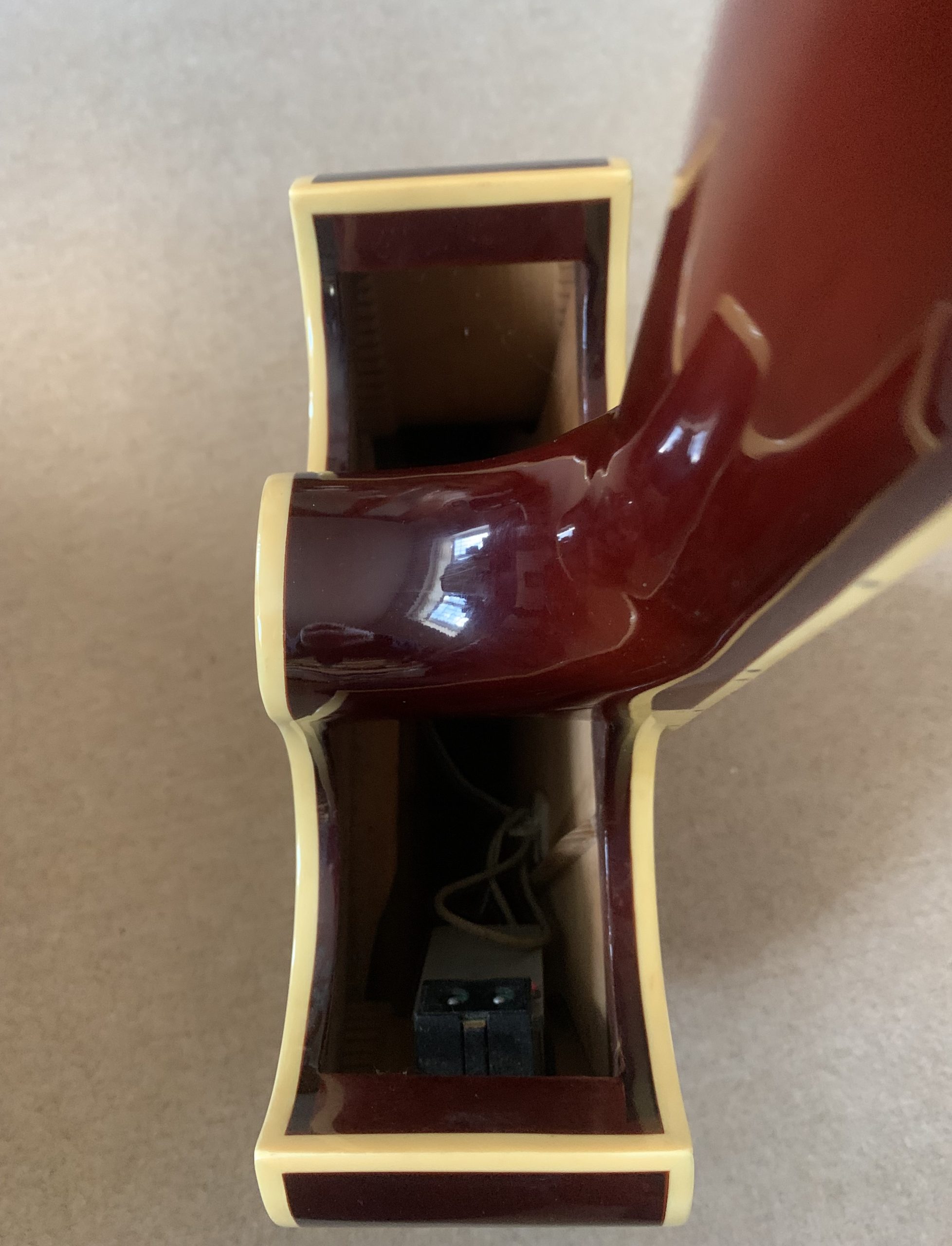 Shelby Electro Acoustic Guitar Hidden Sound Holes Circa 1960s USA - Image 7