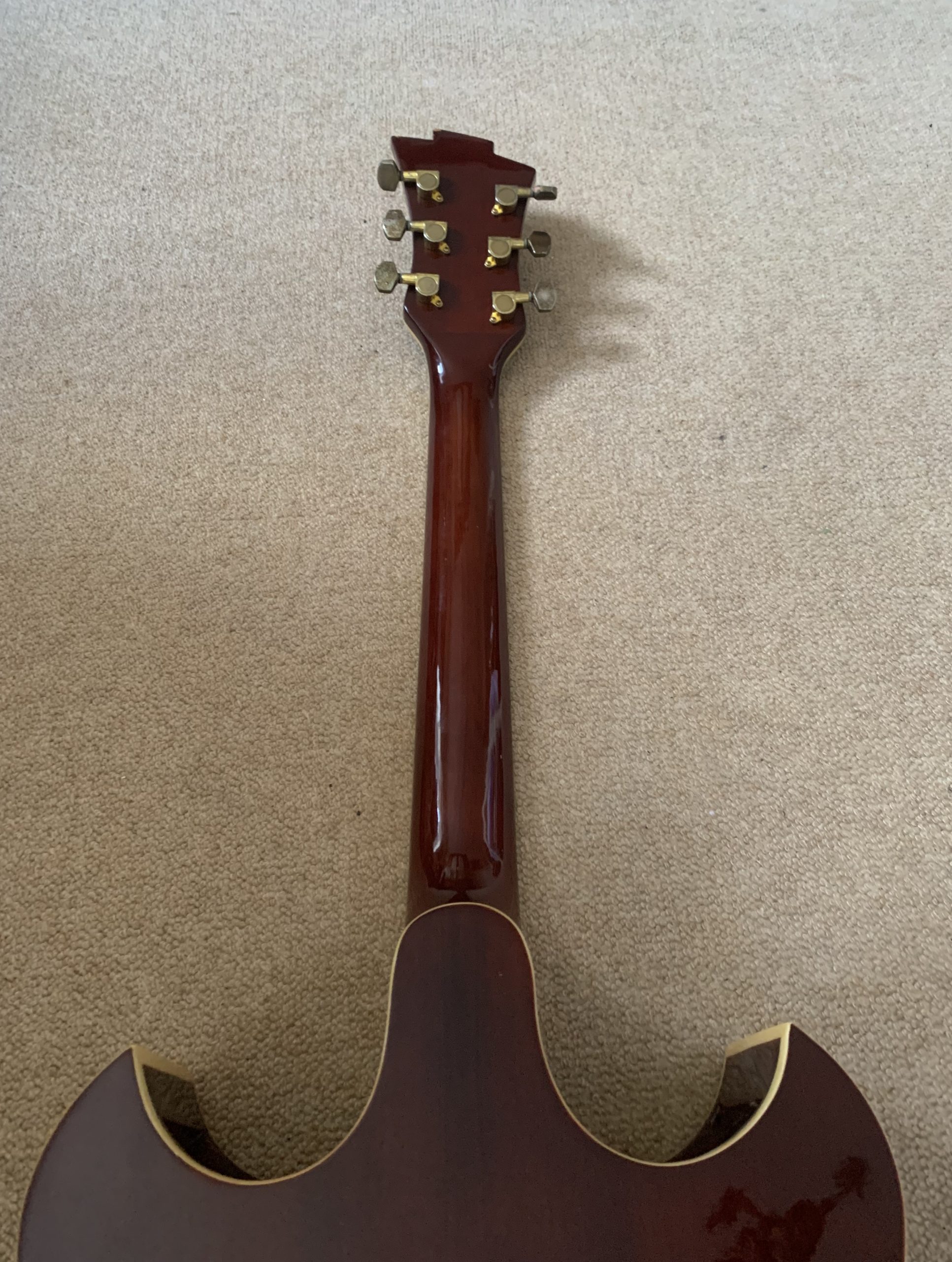 Shelby Electro Acoustic Guitar Hidden Sound Holes Circa 1960s USA - Image 9