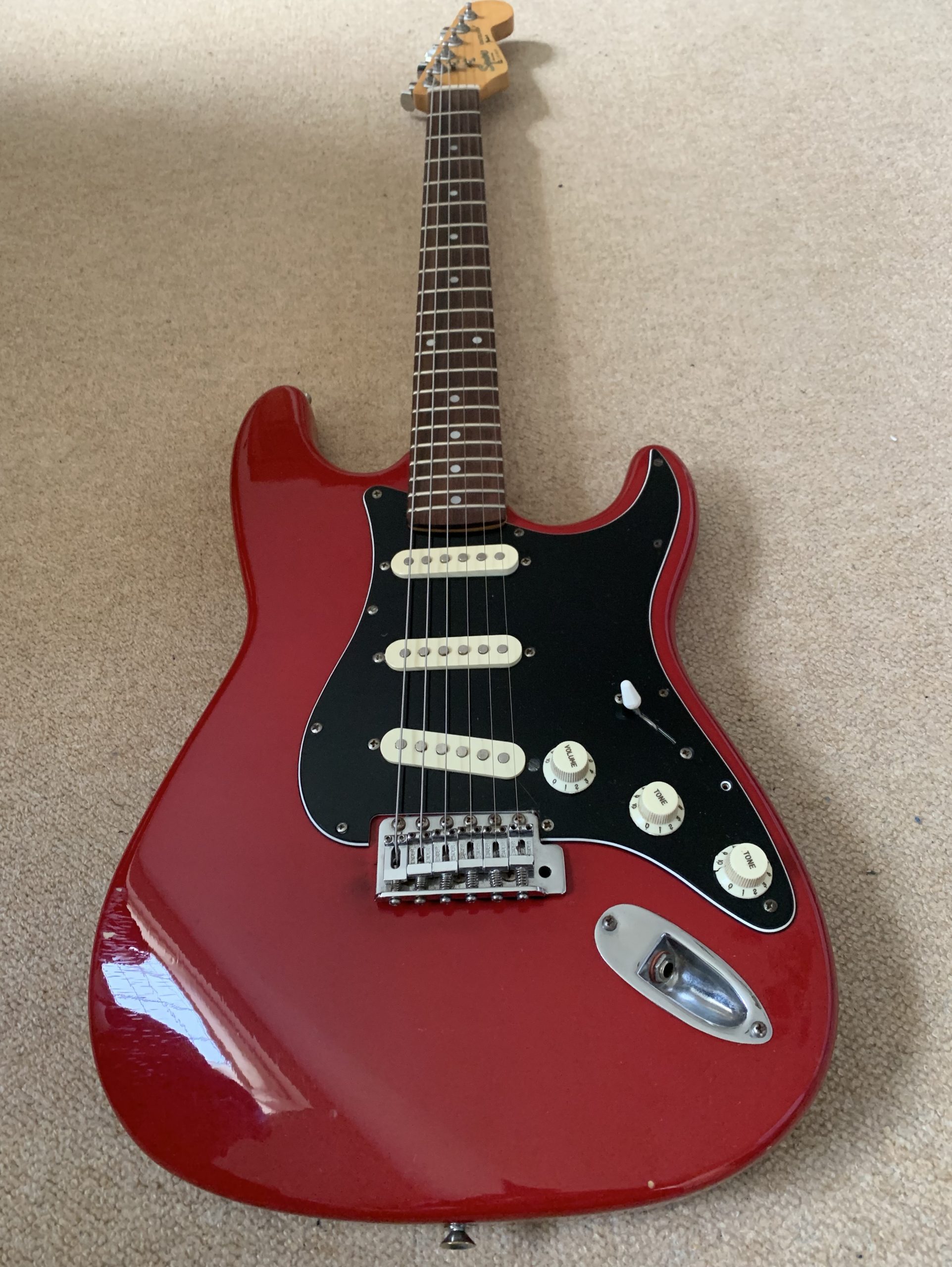 Squier Stratocaster Korea 1989 Red - Rock Stock Stores