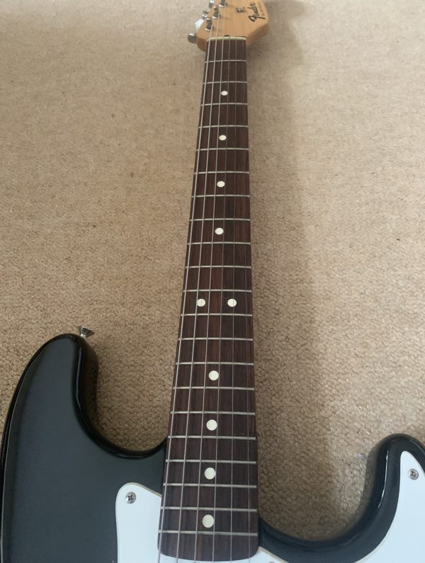 Fender Stratocaster Black Electric Guitar Made In Mexico  1995/1996 - Image 4