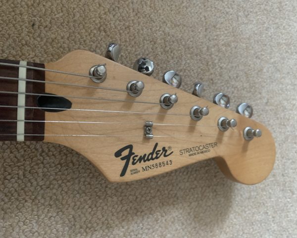 Fender Stratocaster Black Electric Guitar Made In Mexico  1995/1996 - Image 5