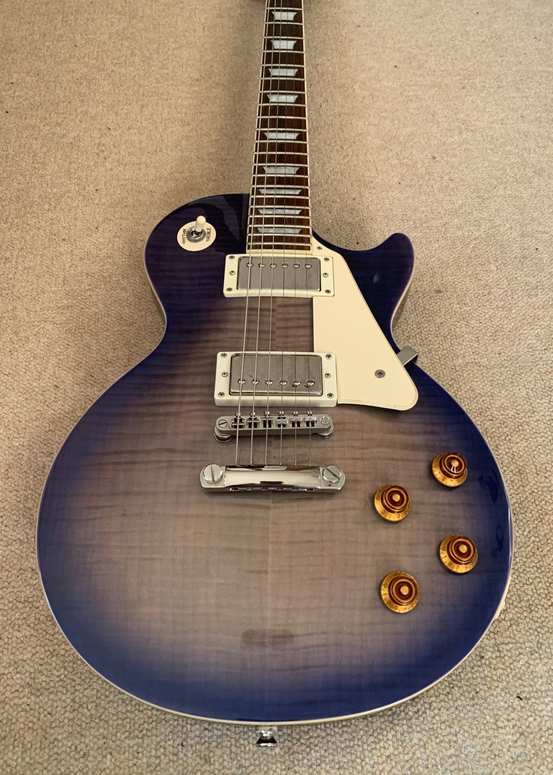 Epiphone Les Paul Standard PlusTop PRO, Trans Blue - Image 2