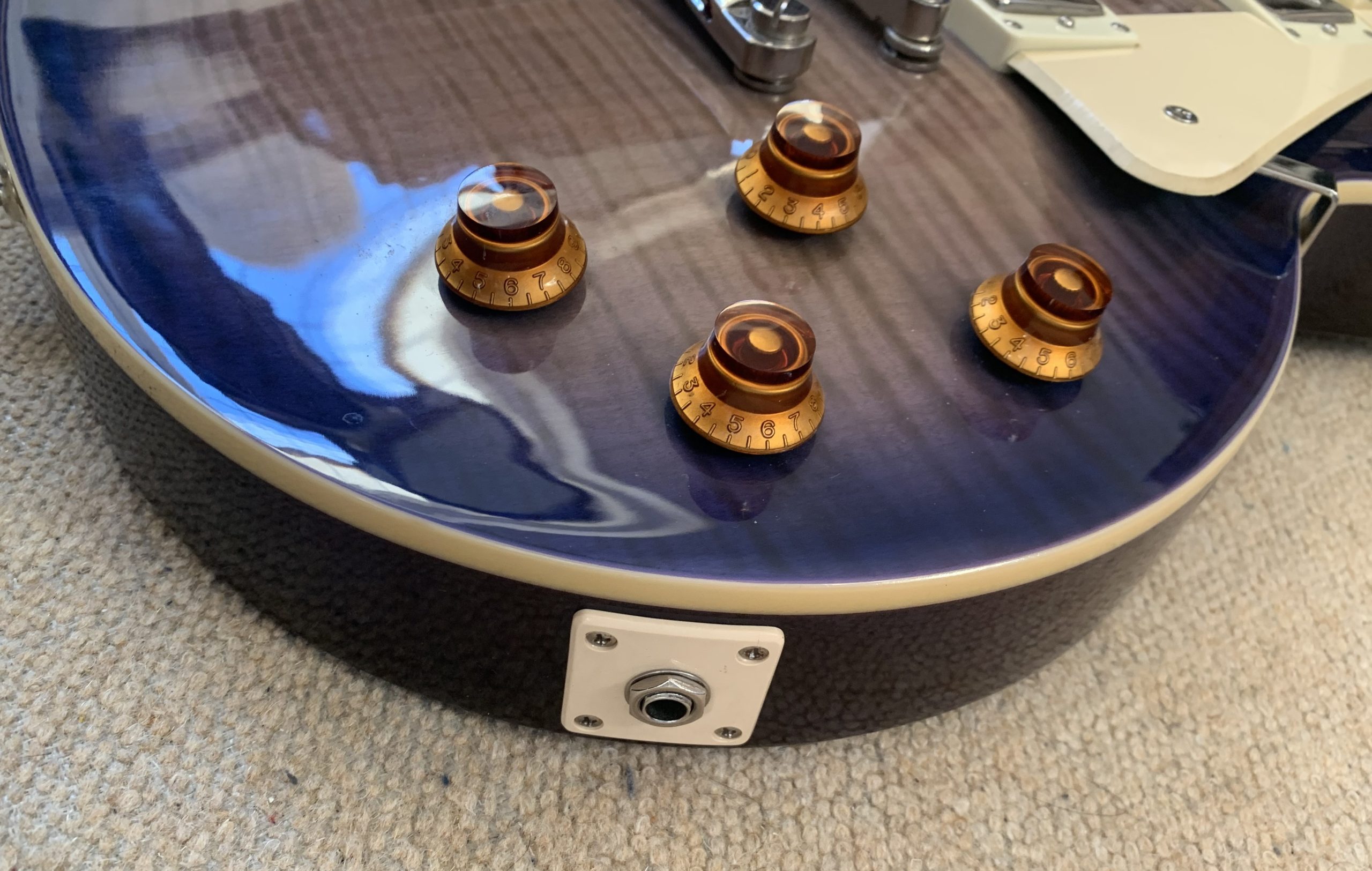 Epiphone Les Paul Standard PlusTop PRO, Trans Blue - Image 3