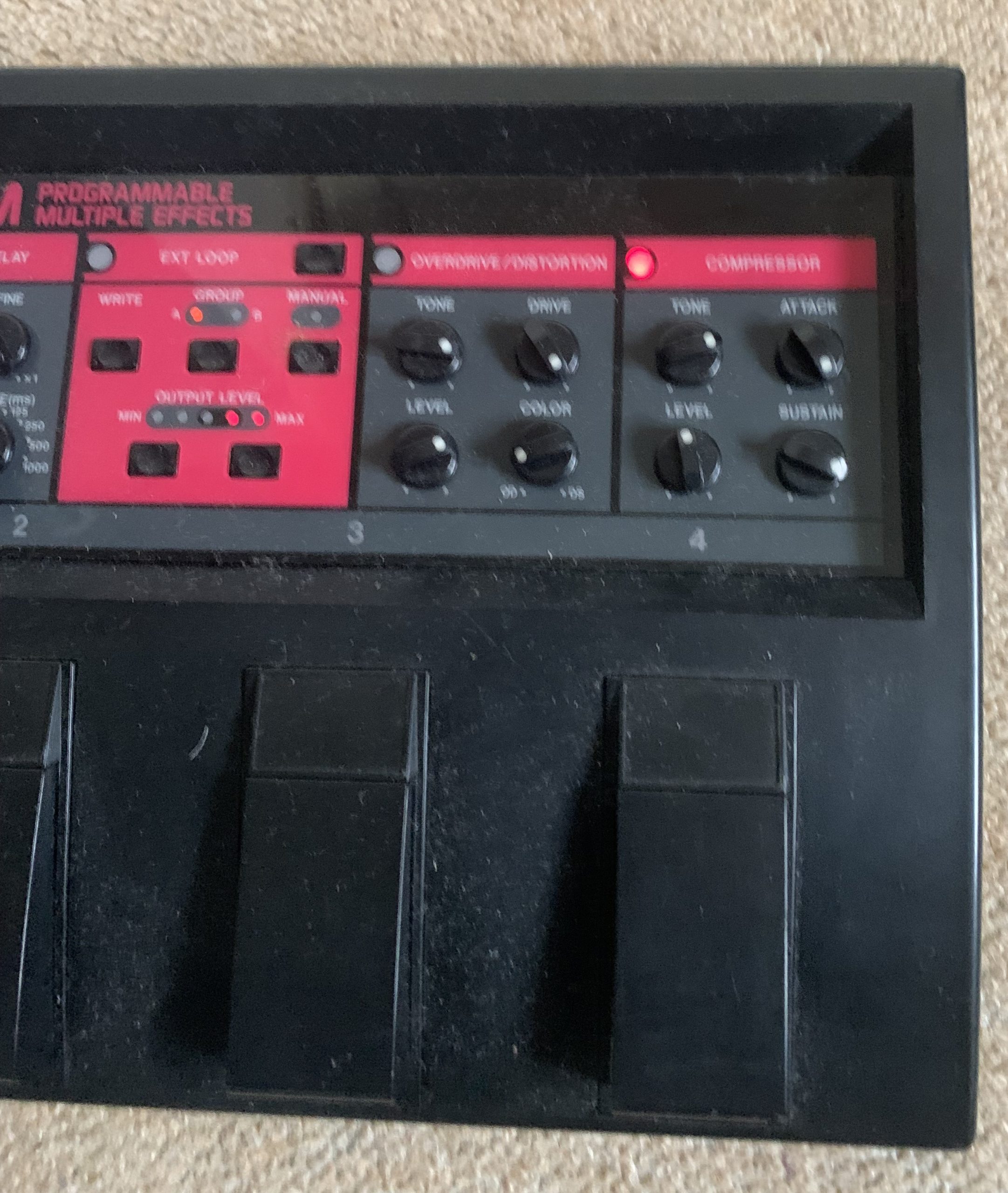 Boss BE-5M Chorus Delay OD Distortion Programmable Guitar Multiple