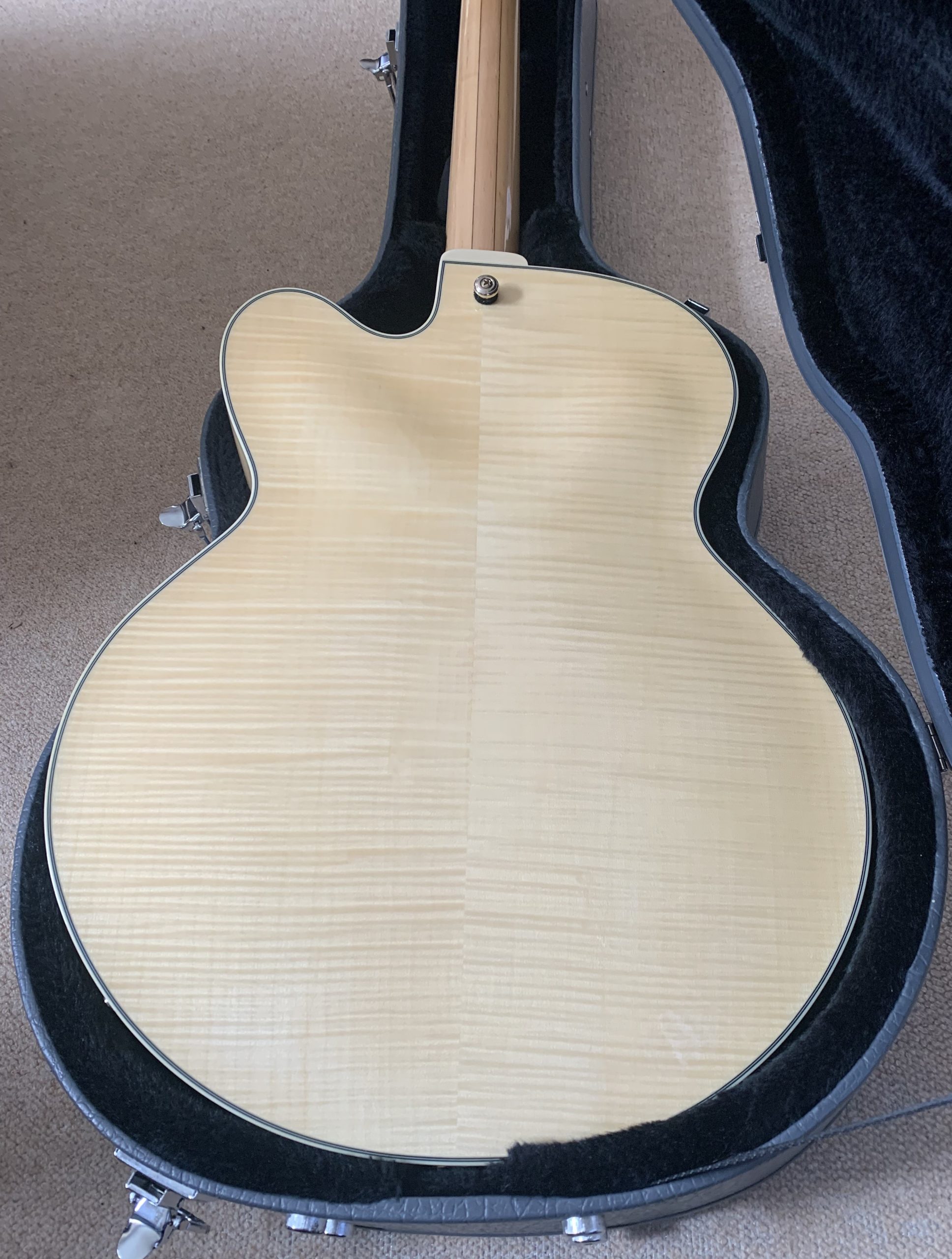 Ibanez AF105-VB フルアコPU MODアンティクィティHC付き Ibanez AF105 Artcore Custom - Al's Music Shop