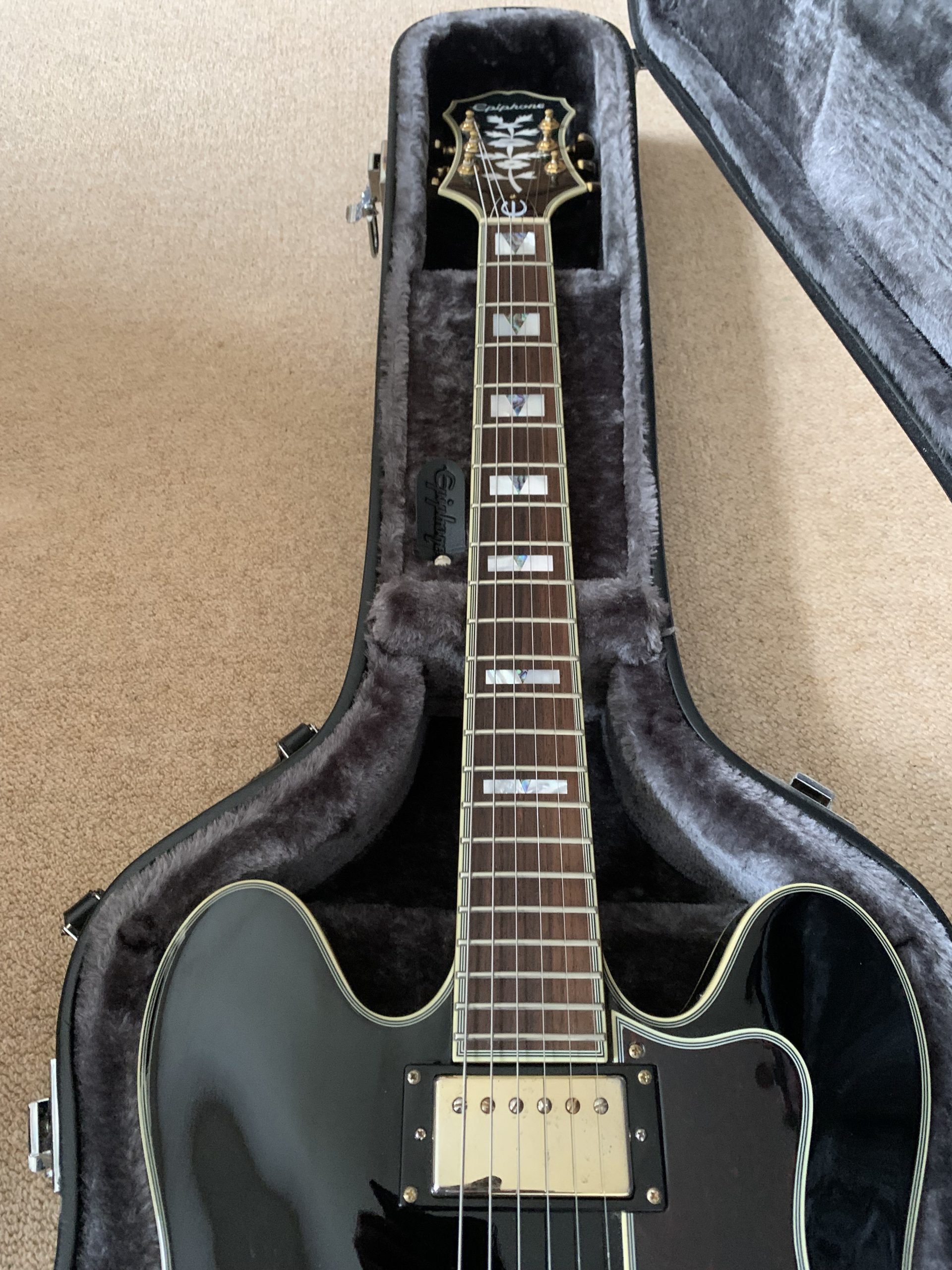 EPIPHONE SHERATON-II PRO, EBONY 2012 - Image 3