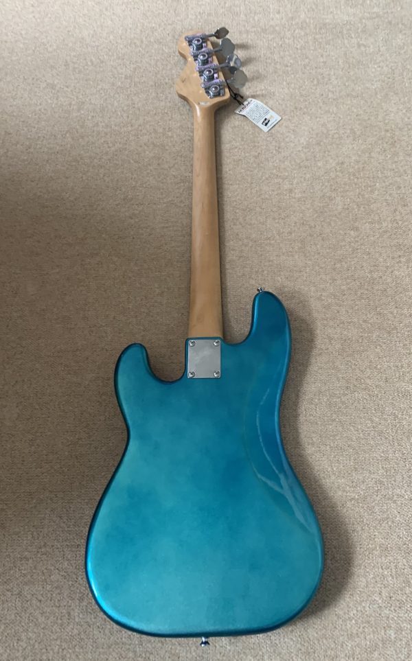 VINTAGE V4 REISSUED BASS GUITAR  BAYVIEW BLUE - Image 6