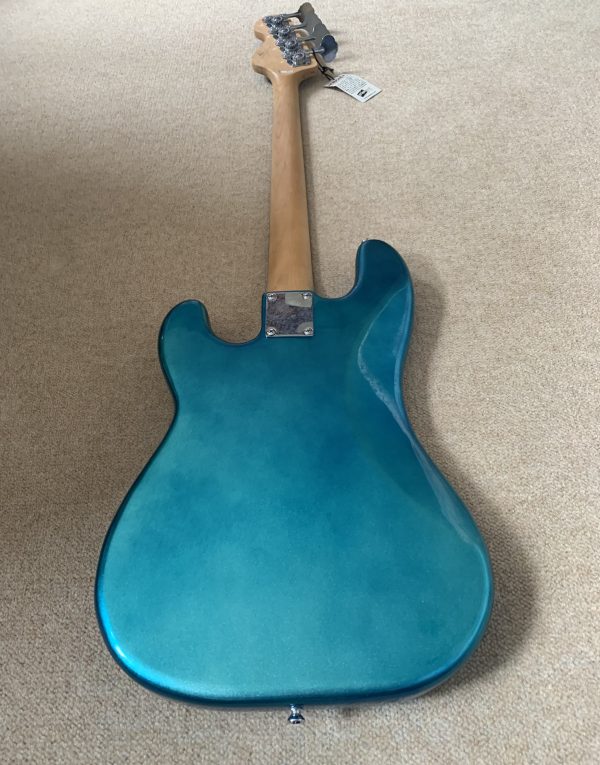 VINTAGE V4 REISSUED BASS GUITAR  BAYVIEW BLUE - Image 8