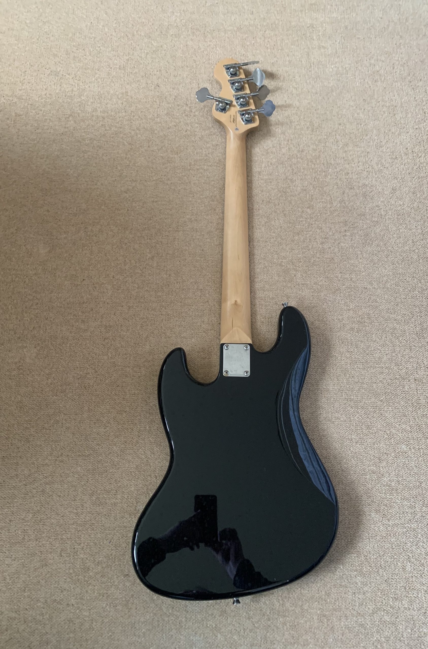 Vintage V495 Coaster Series 5 String Bass, Boulevard Black - Image 6