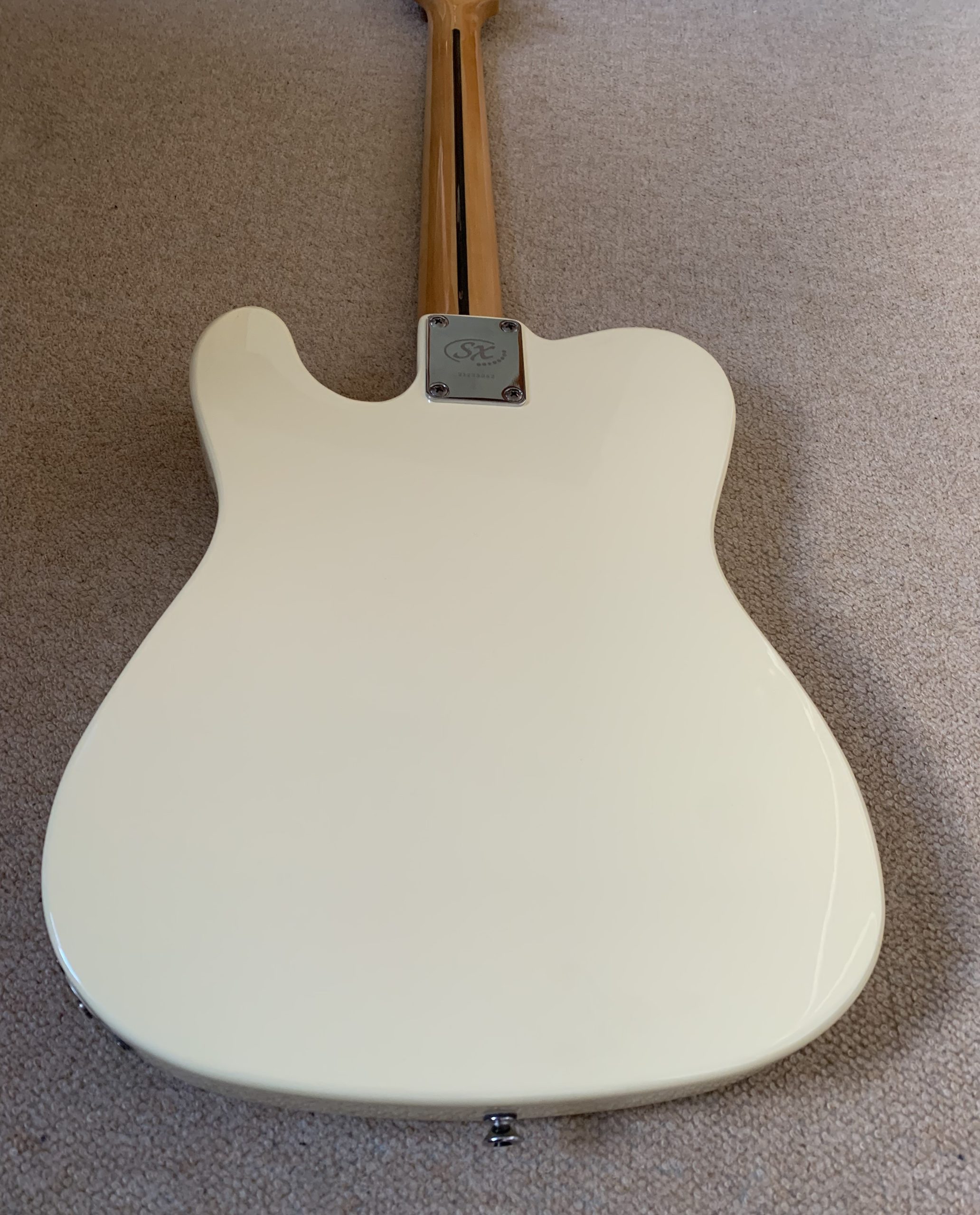 SX Electric Guitar Telecaster Vintage White - Image 7